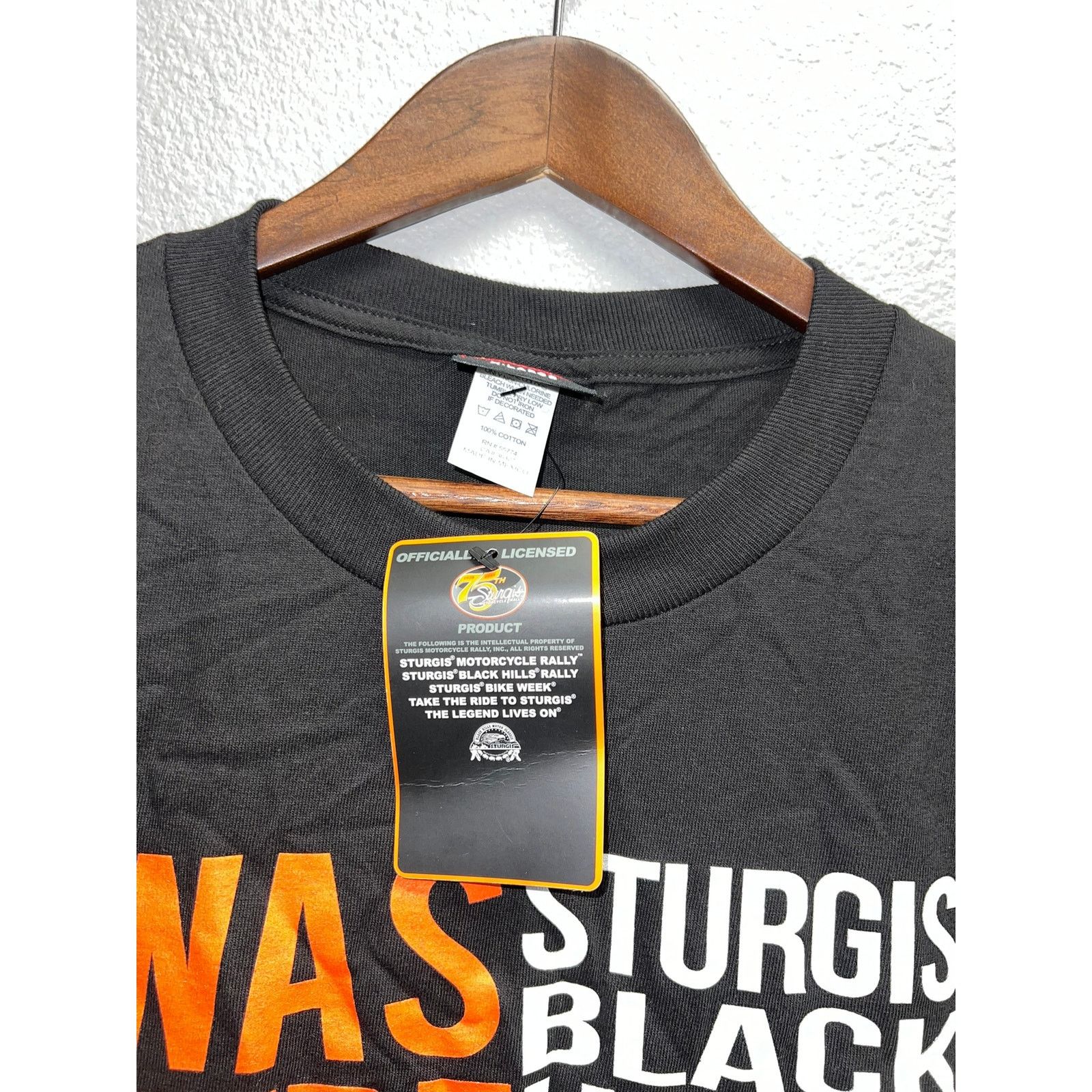 Vintage Sturgis Black Hills Shirt Rally Hot Leathers NWT Shirt XL Size US XL / EU 56 / 4 - 3 Thumbnail
