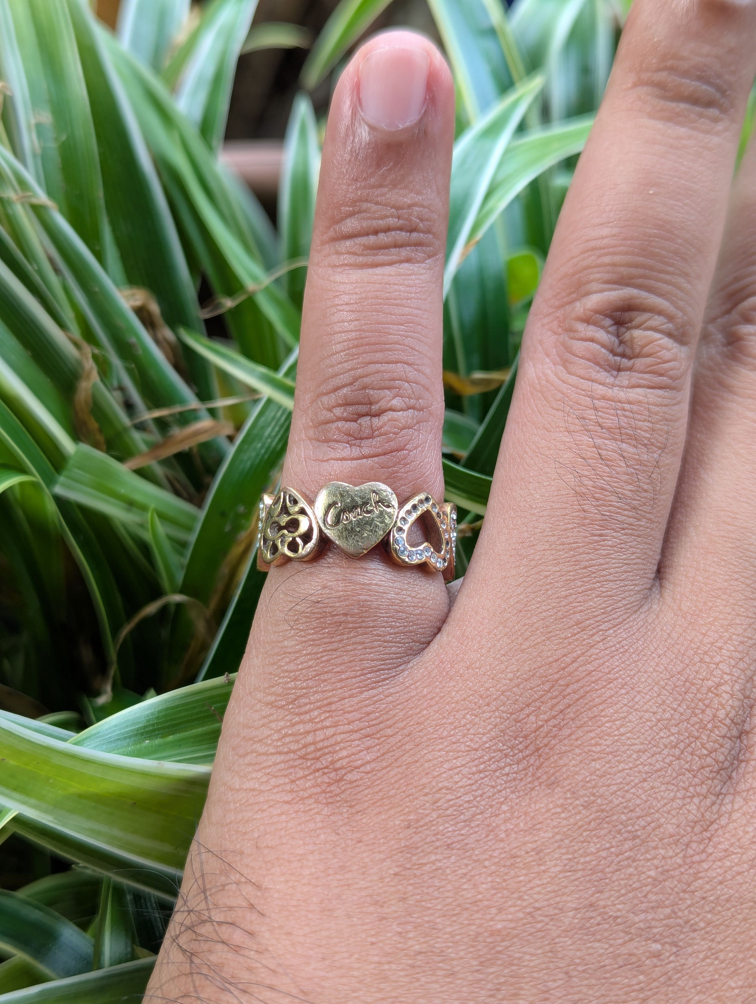 Coach Coach Love Shape Ring Size ONE SIZE - 1 Thumbnail
