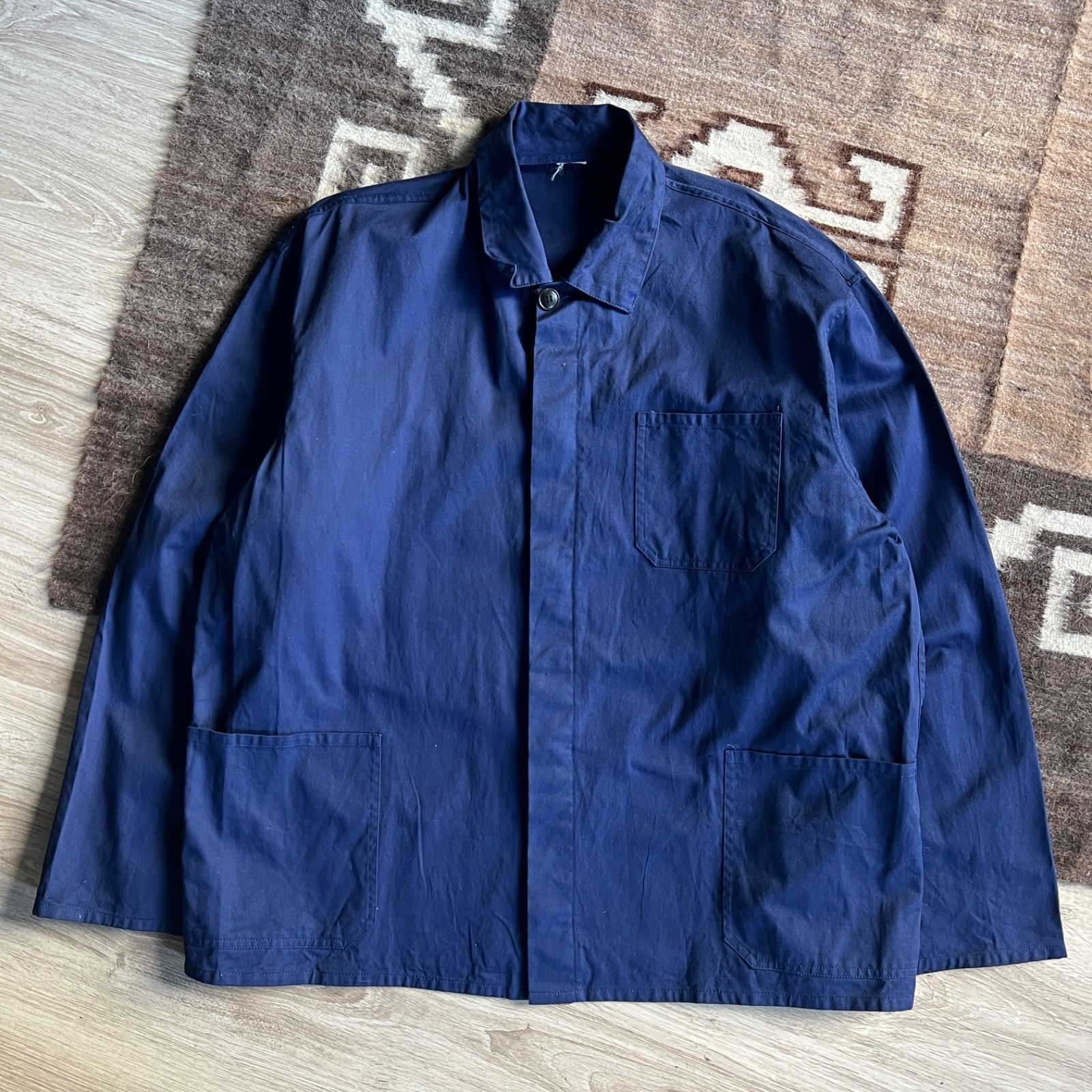Vintage Vintage French German Workwear Utility Chore Jacket 0001BC Size US XL / EU 56 / 4 - 1 Thumbnail