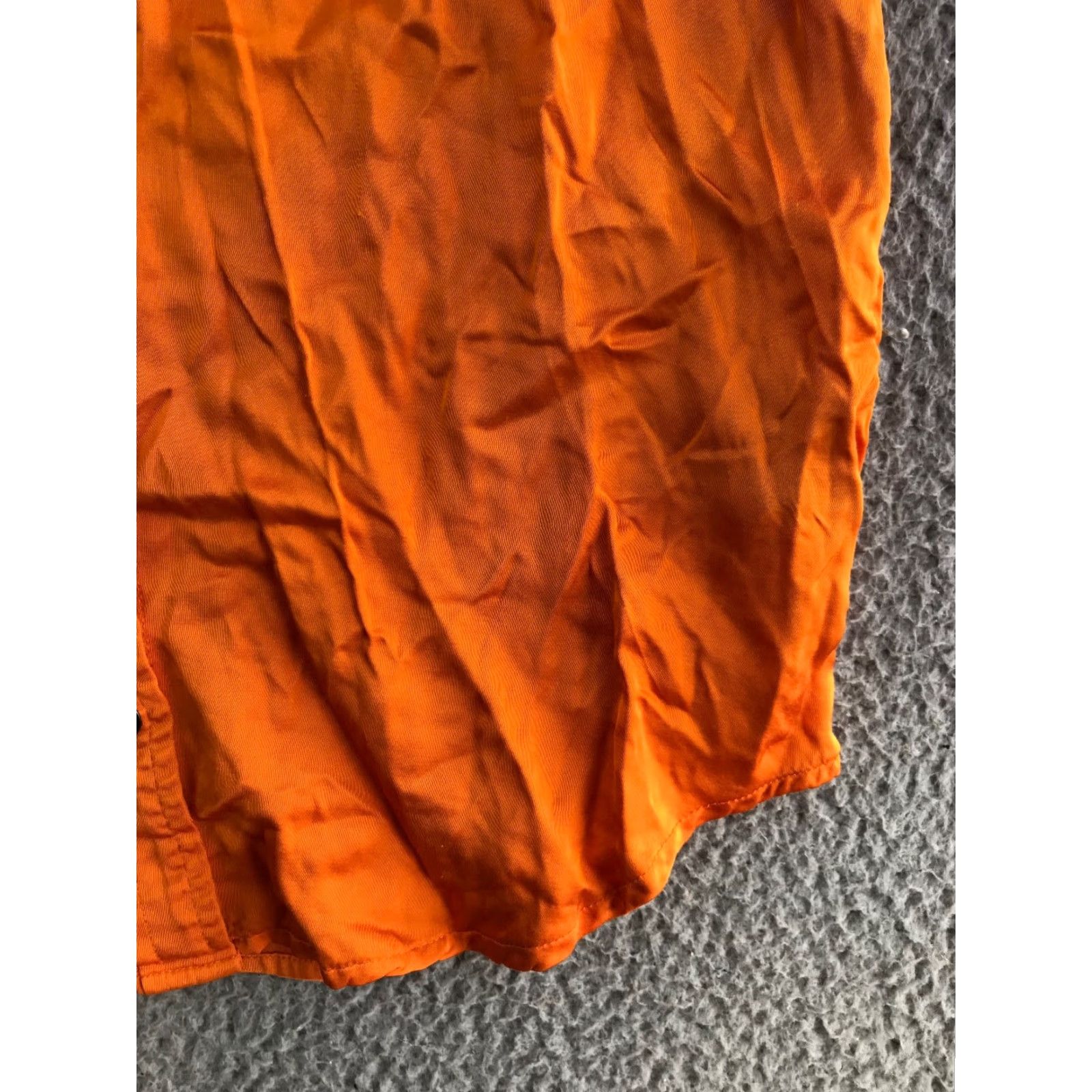 Ralph Lauren VINTAGE Lauren Ralph Lauren Shirt Dress Women's 2 Orange Long Sleeve Collared Button Up Size XS / US 0-2 / IT 36-38 - 5 Thumbnail