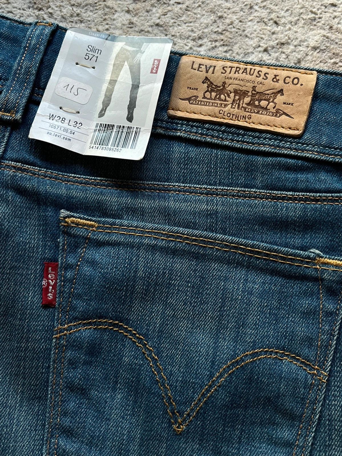 Levi's Levi’s 517 Slim Fit Sz W 28 L 32 Deadstock Denim Jeans Size 30" / US 8 / IT 44 - 6 Thumbnail