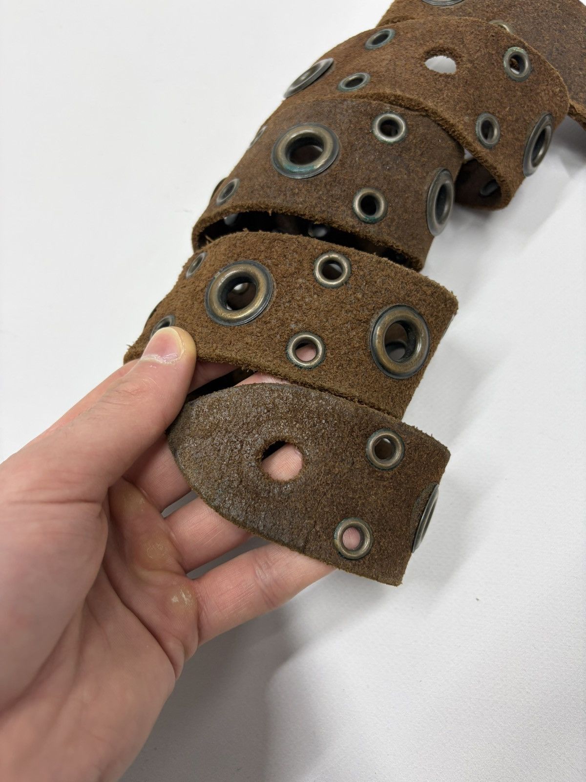 Hysteric Glamour Vintage Y2K Rhinestones Like Number Nine Punk Leather Belt Size 34 - 16 Thumbnail