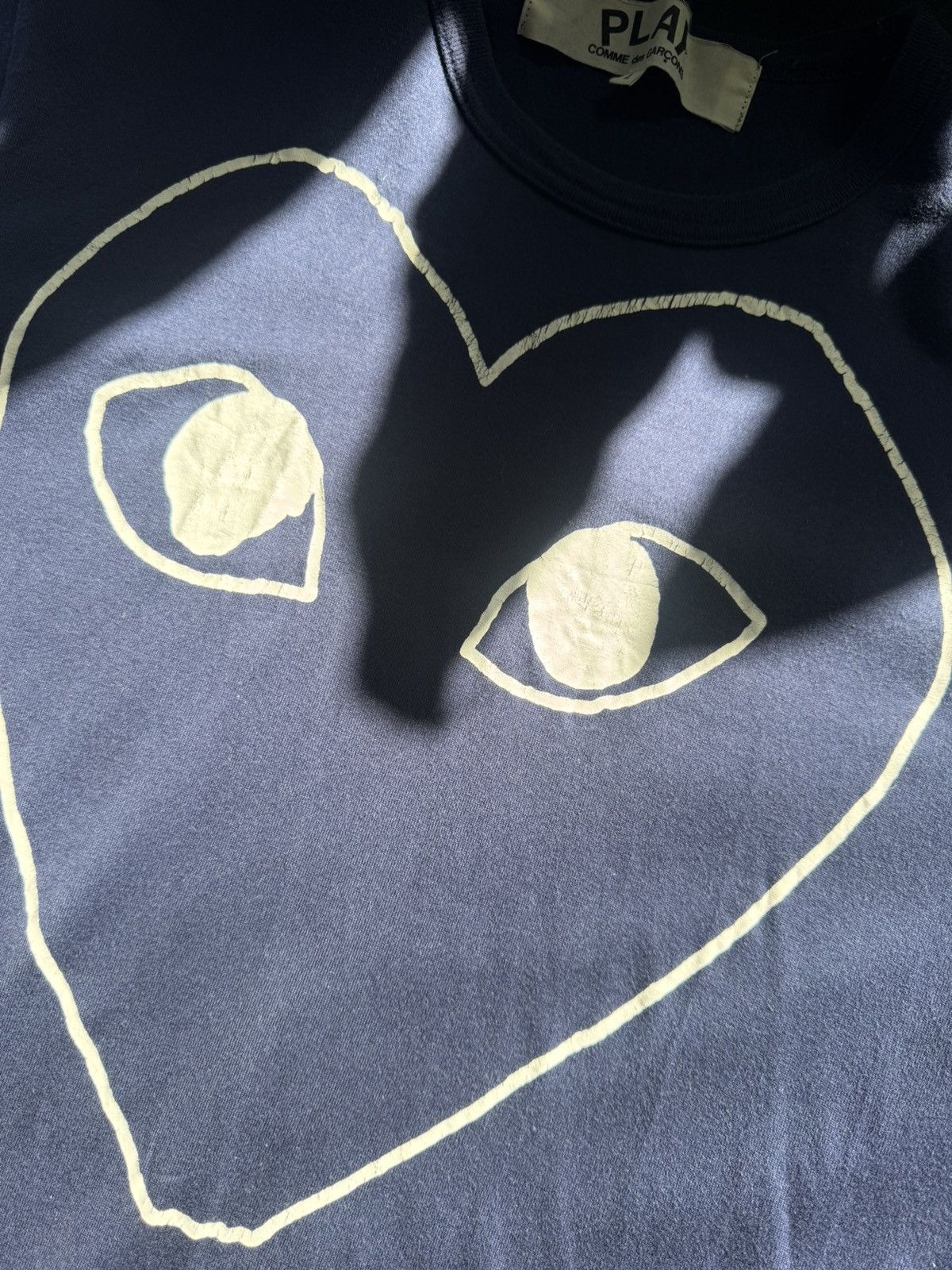 CDG by Comme des Garcons CDG dark blue heart shirt Size US L / EU 52-54 / 3 - 5 Thumbnail