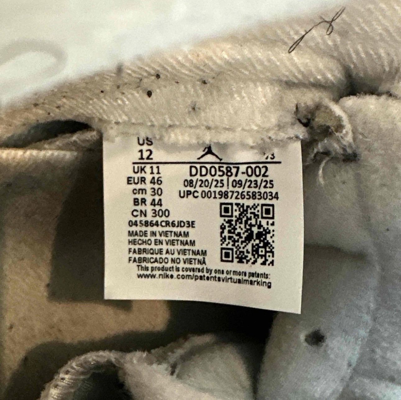 Jordan Brand Jordan 5 Retro Wolf Grey Size US 12 / EU 45 - 7 Thumbnail