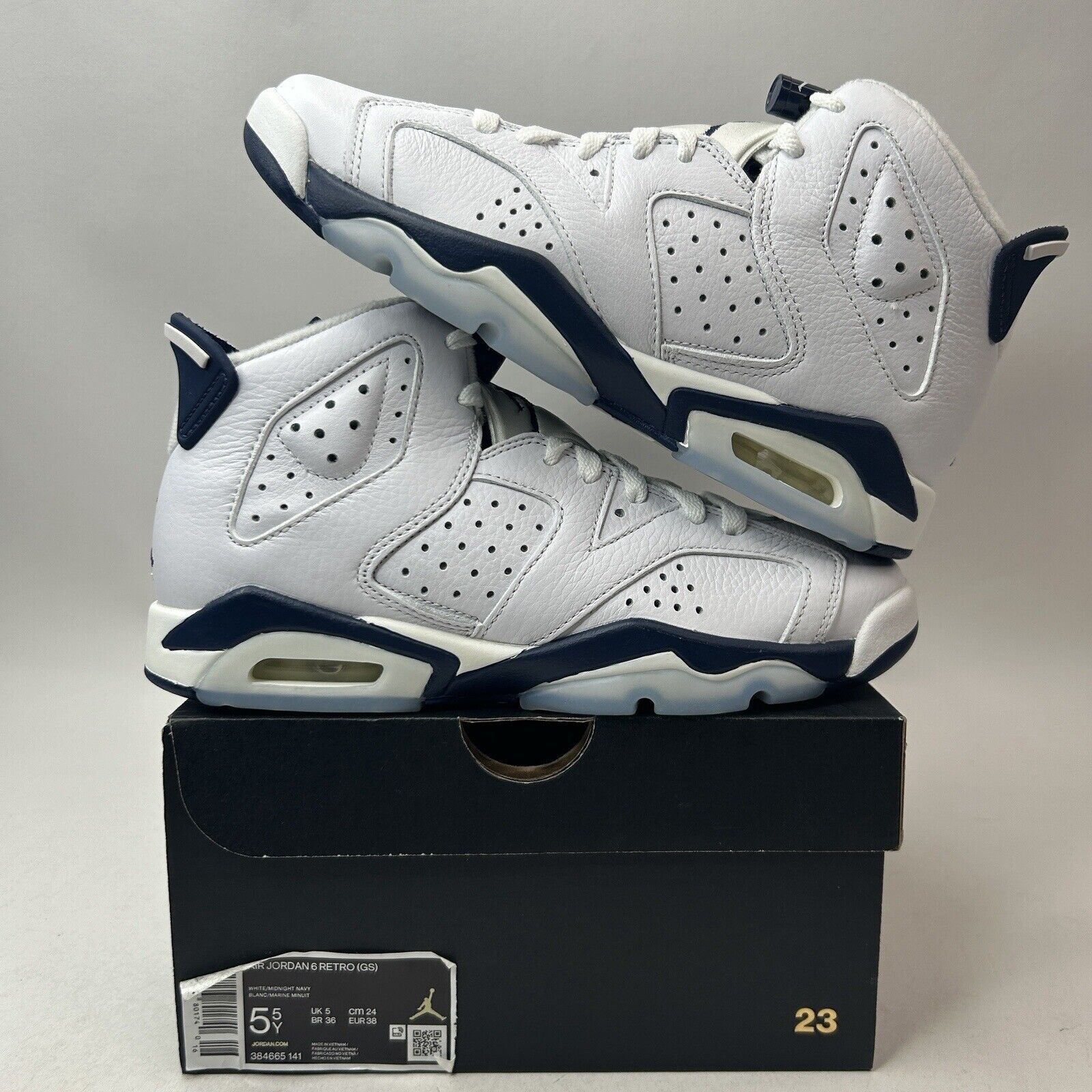 Nike Shoes Air Jordan 6 Retro GS “Midnight Navy” 2023