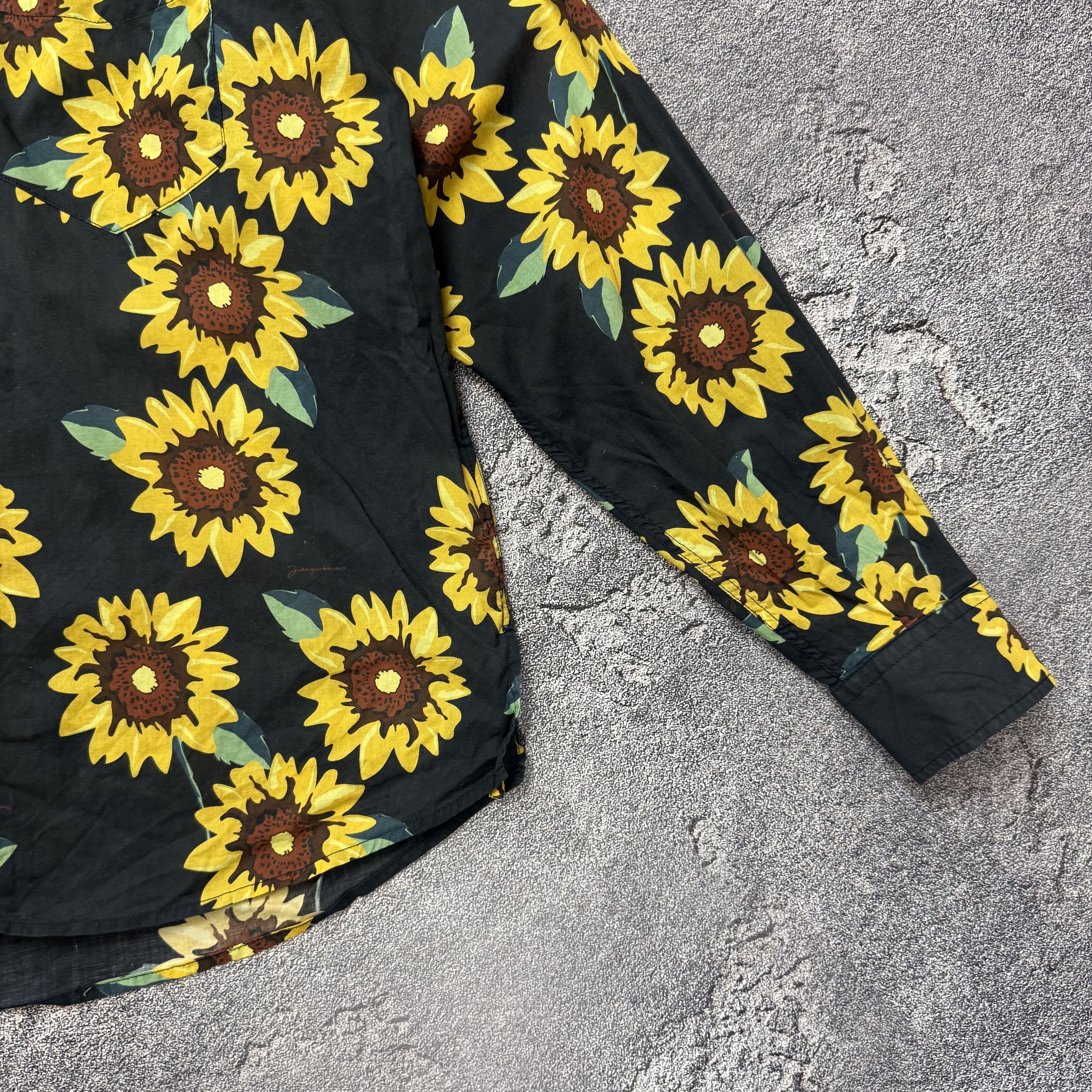 Jacquemus Jacquemus Le Gadjo Floral Shirt Black Size 46 Size US S / EU 44-46 / 1 - 4 Thumbnail