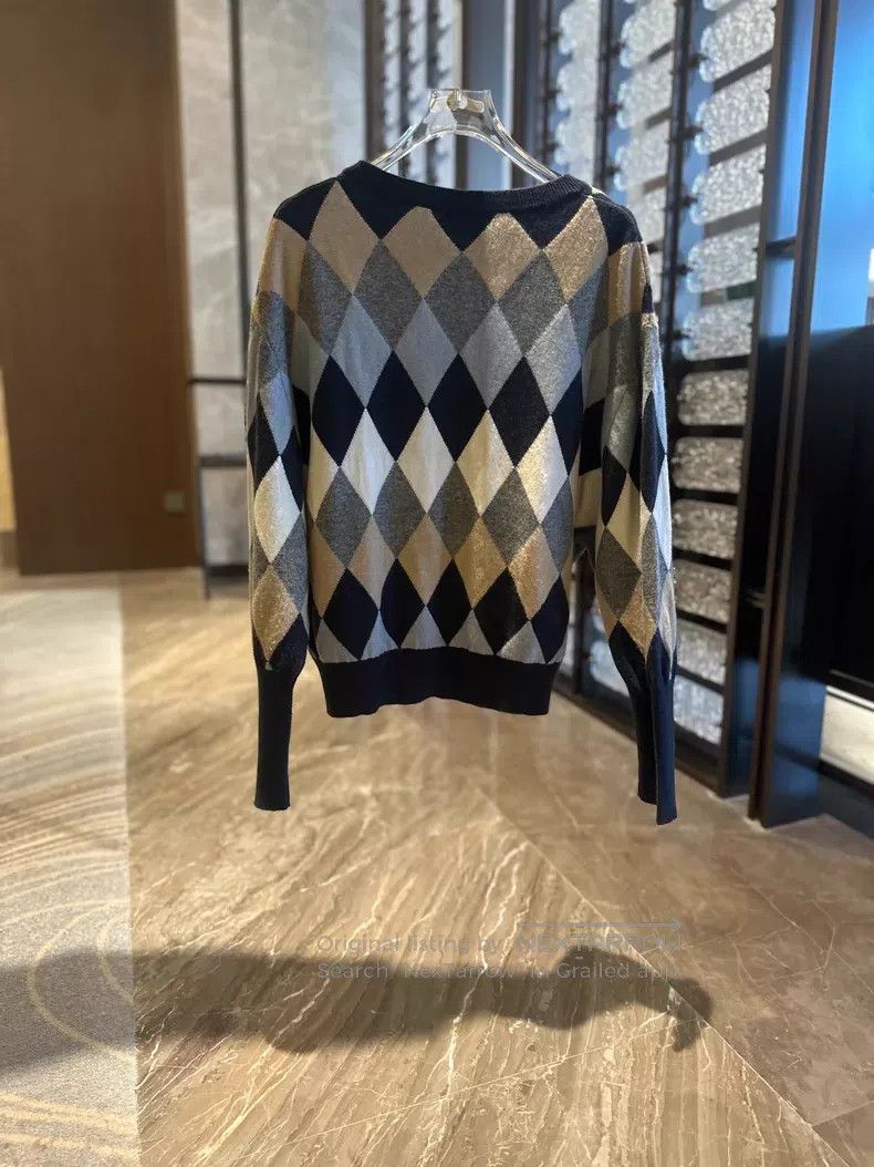 Brunello Cucinelli Brunello Cucinelli Sequined Sweater, Autumn and Winter Lon Size M / US 6-8 / IT 42-44 - 2 Thumbnail