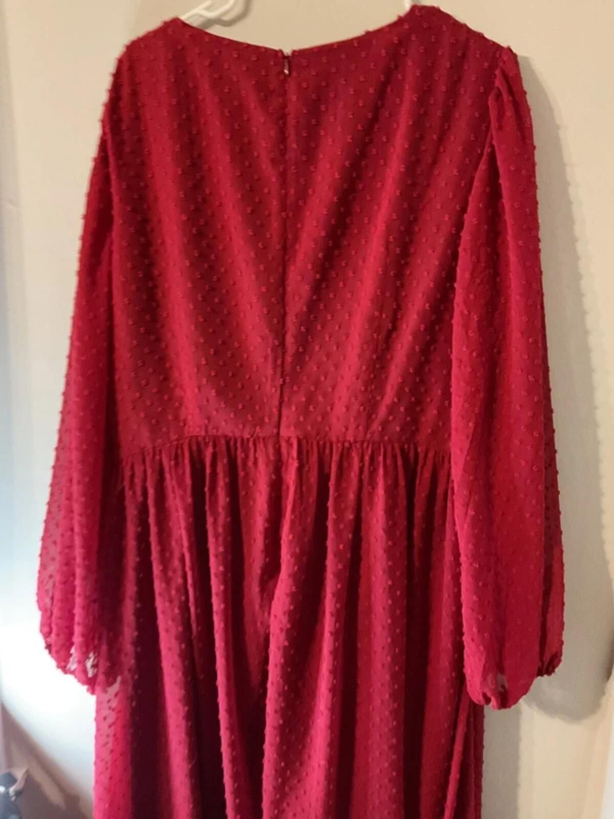 Other Red Swiss dot Lively Ghost gothic dress Size XL / US 12-14 / IT 48-50 - 9 Thumbnail