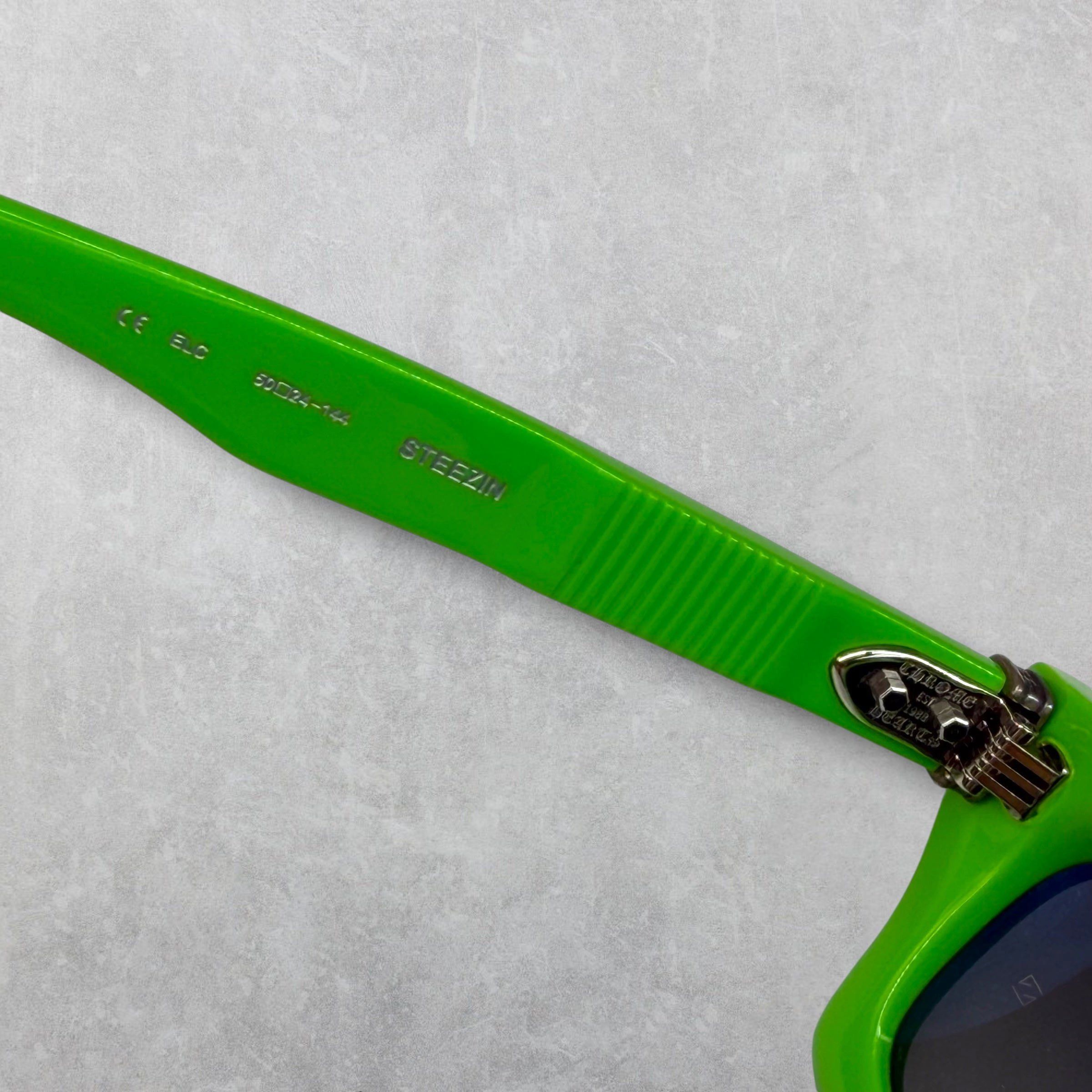 Chrome Hearts Chrome Hearts Steezin Green Sunglasses Size ONE SIZE - 8 Thumbnail