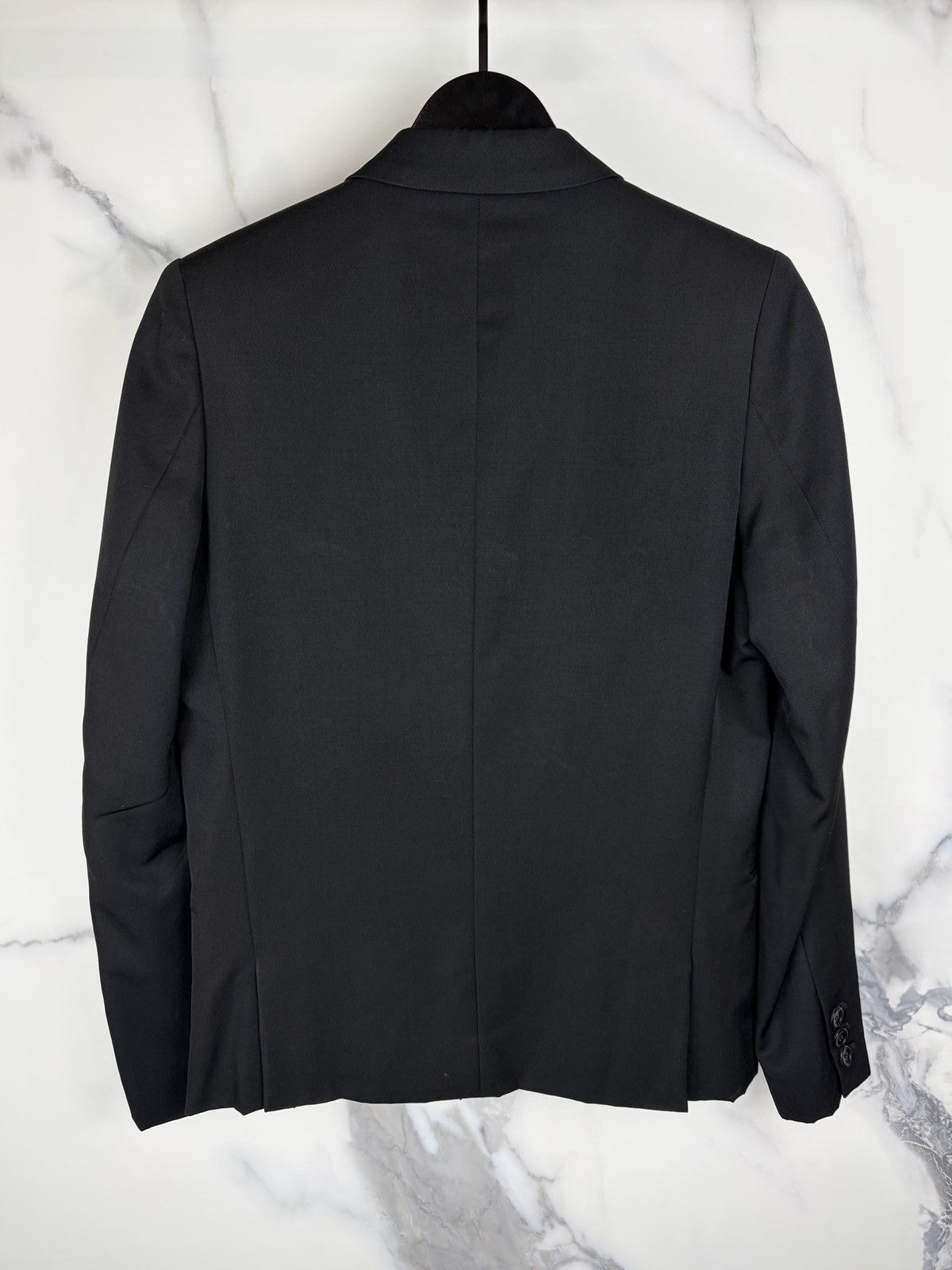 Raf Simons AW04 Raf Simons Waves Wool Blazer Jacket Black Size US S / EU 44-46 / 1 - 3 Thumbnail