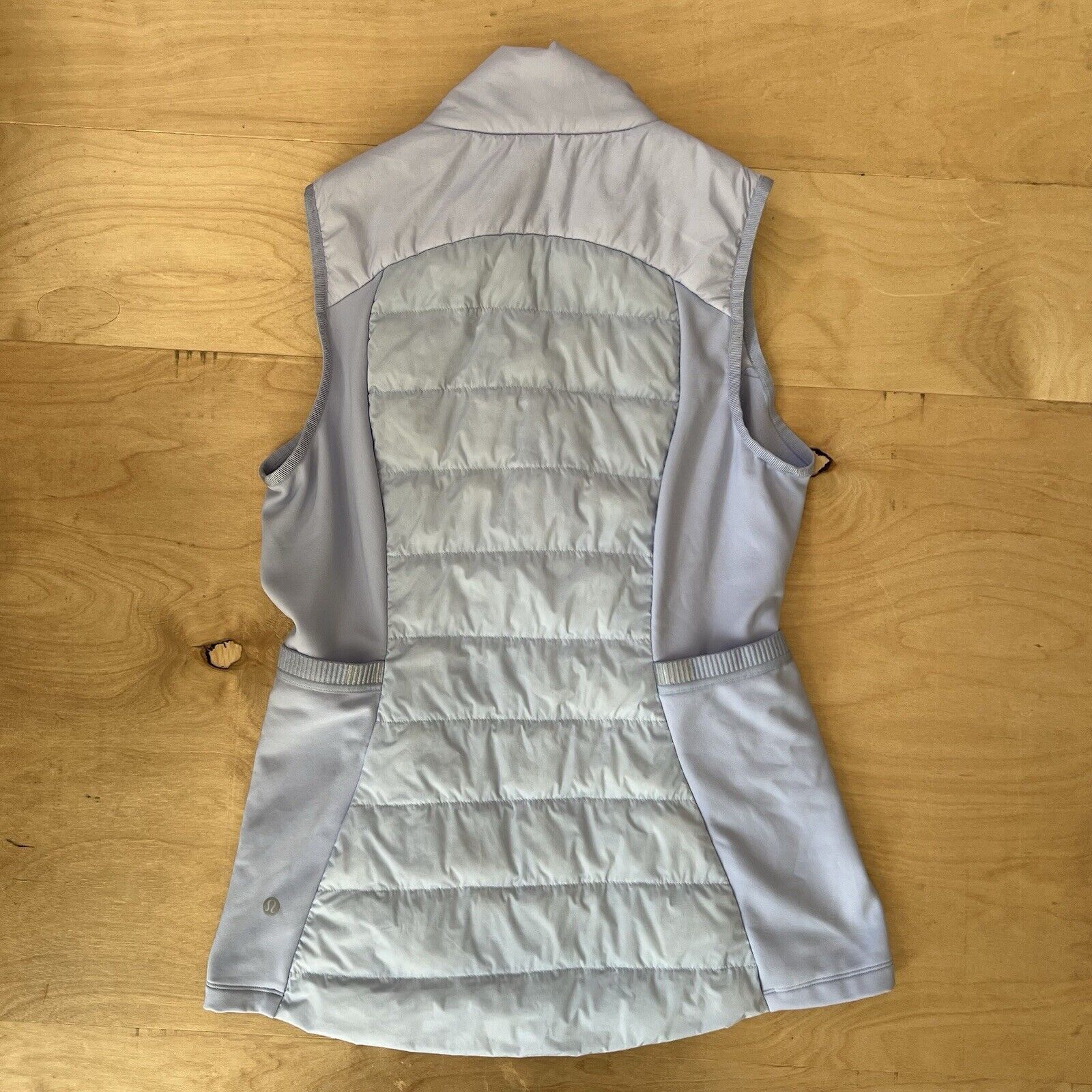 Lululemon Down For It All Vest Women's 8 Light Blue Full Zip