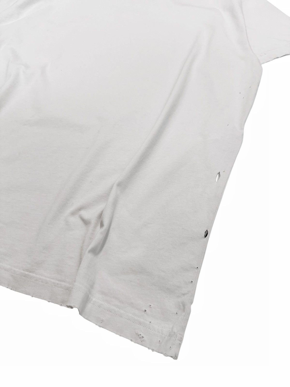 Balenciaga Pierced Distressed Goth Shirt Size US L / EU 52-54 / 3 - 5 Thumbnail