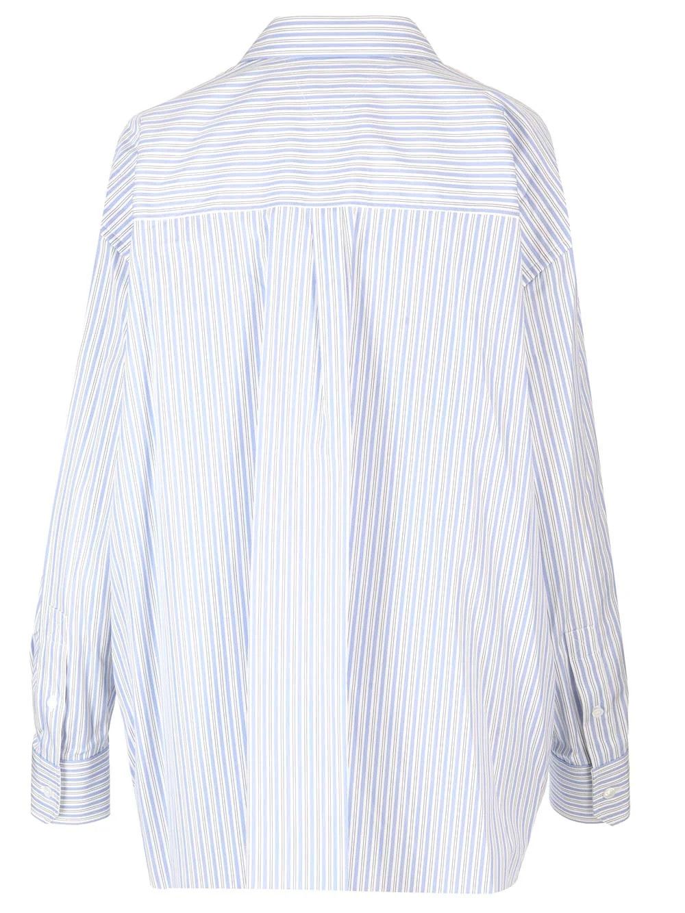 Bottega Veneta o1bcso1str0225 Cotton Striped Shirt in Multicolor Size M / US 6-8 / IT 42-44 - 2 Thumbnail