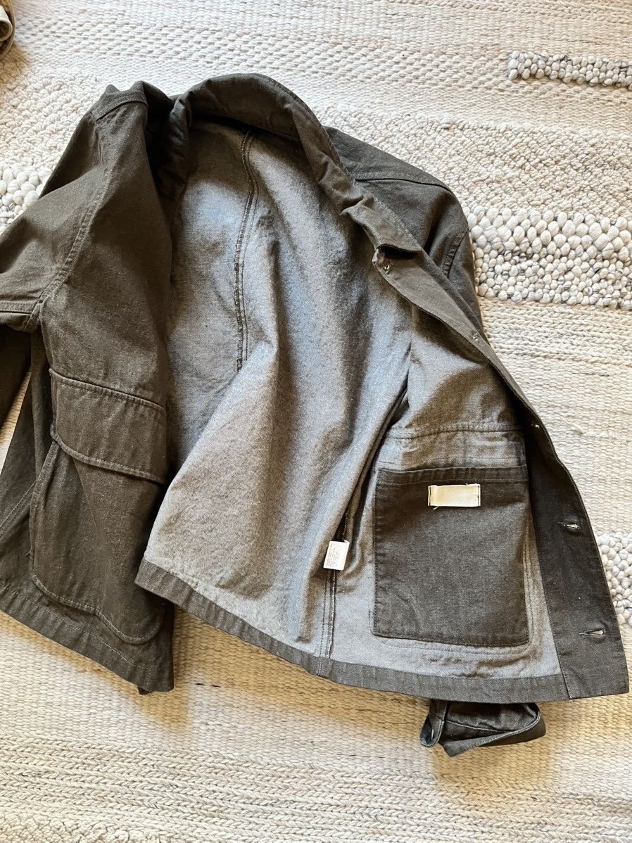 James Coward REPLICA JACKET - BROWN ROPE DYED 13.5 OZ DENIM Size US XL / EU 56 / 4 - 5 Thumbnail