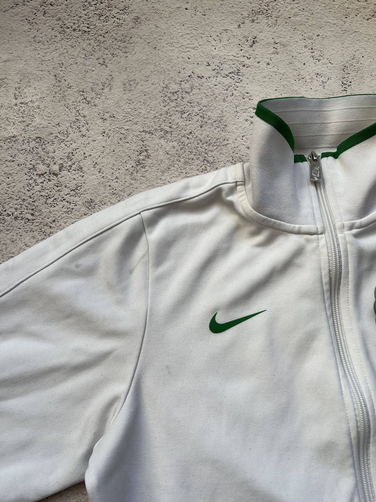 Nike × Vintage 00s Vintage Nike Boston Celtic Track Top Soccer Jacket Y2K Size US S / EU 44-46 / 1 - 11 Thumbnail