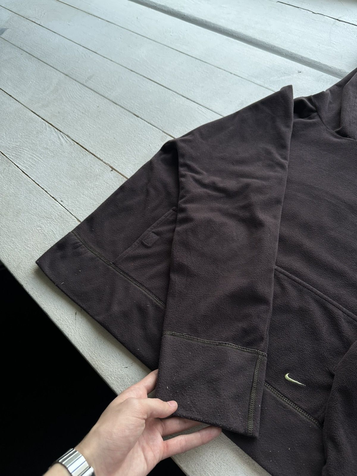 Nike 🚨NIKE VINTAGE SHERPA FLEECE Women hoodie y2k Logo Size M / US 6-8 / IT 42-44 - 8 Thumbnail