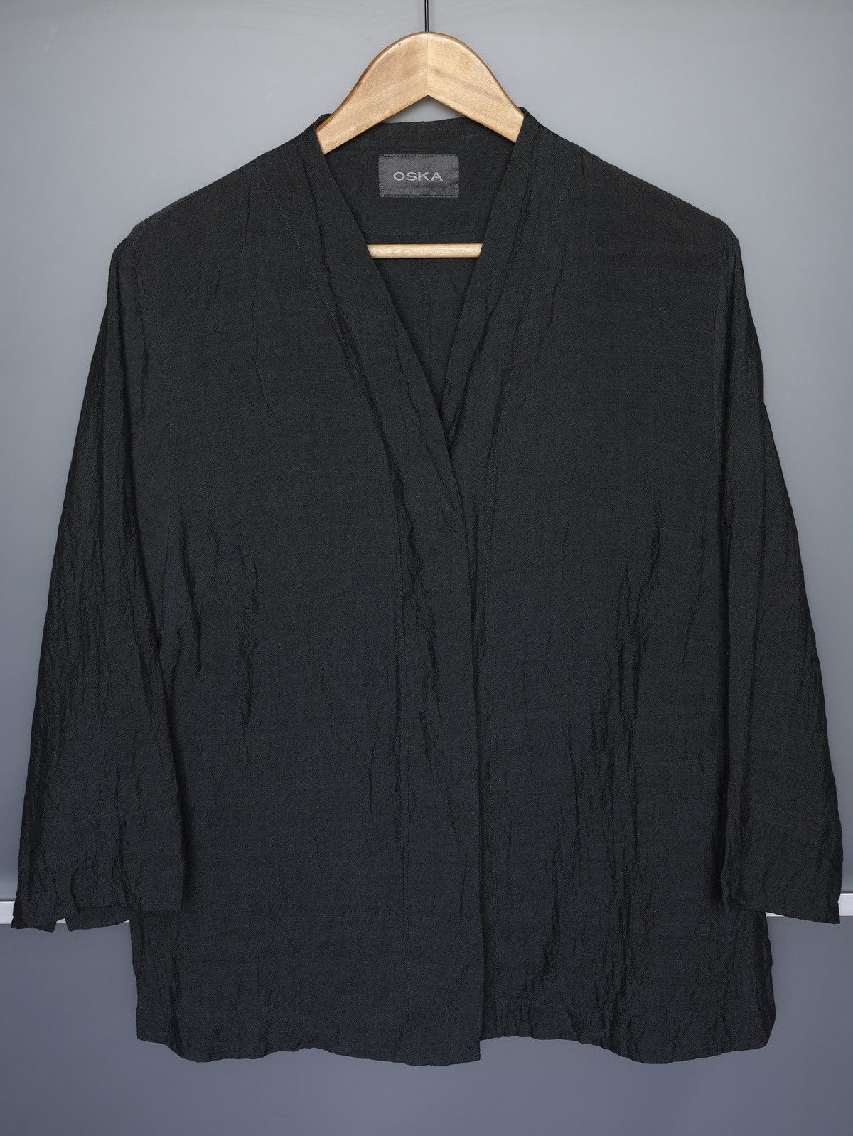 OSKA Oska Linen Viscose Light Blazer Jacket Bluse Edina Size L / US 10 / IT 46 - 1 Thumbnail