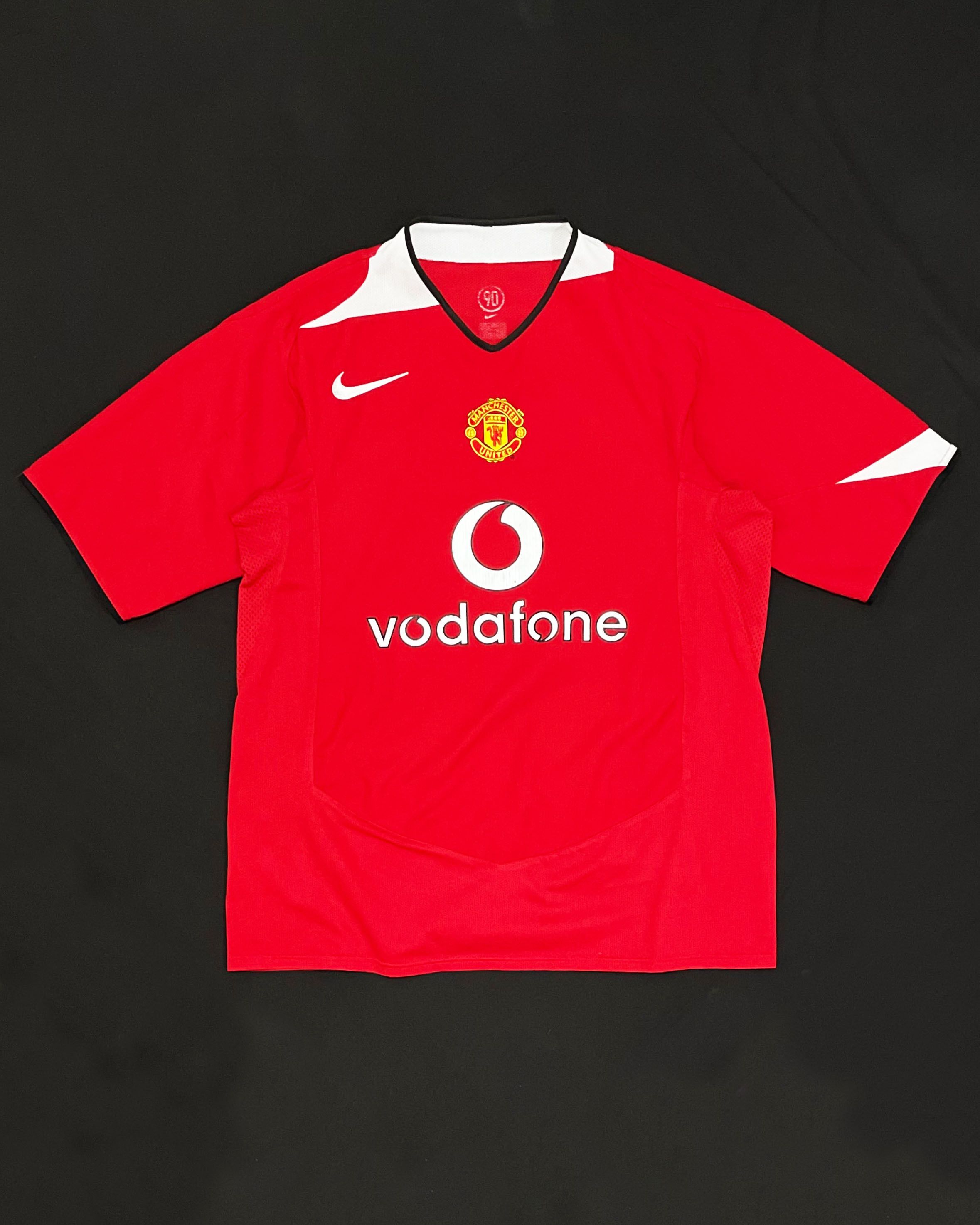 Nike Manchester United Home Kit 2004 2005 2006 Name set Saha Size US M / EU 48-50 / 2 - 1 Thumbnail