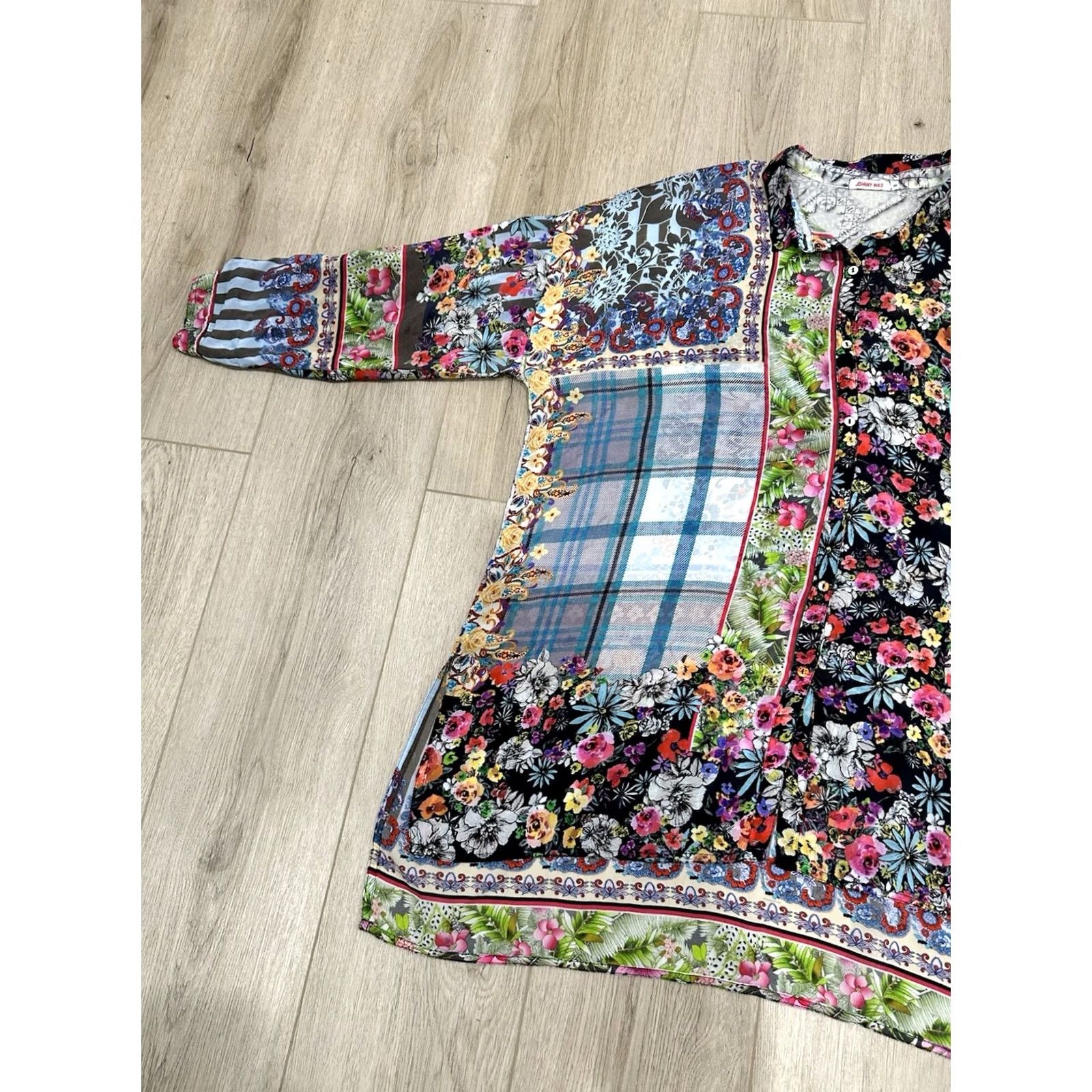 Johnny Was Johnny Was Blouse Womens S Invita Cupra Rayon Size Size S / US 4 / IT 40 - 4 Thumbnail