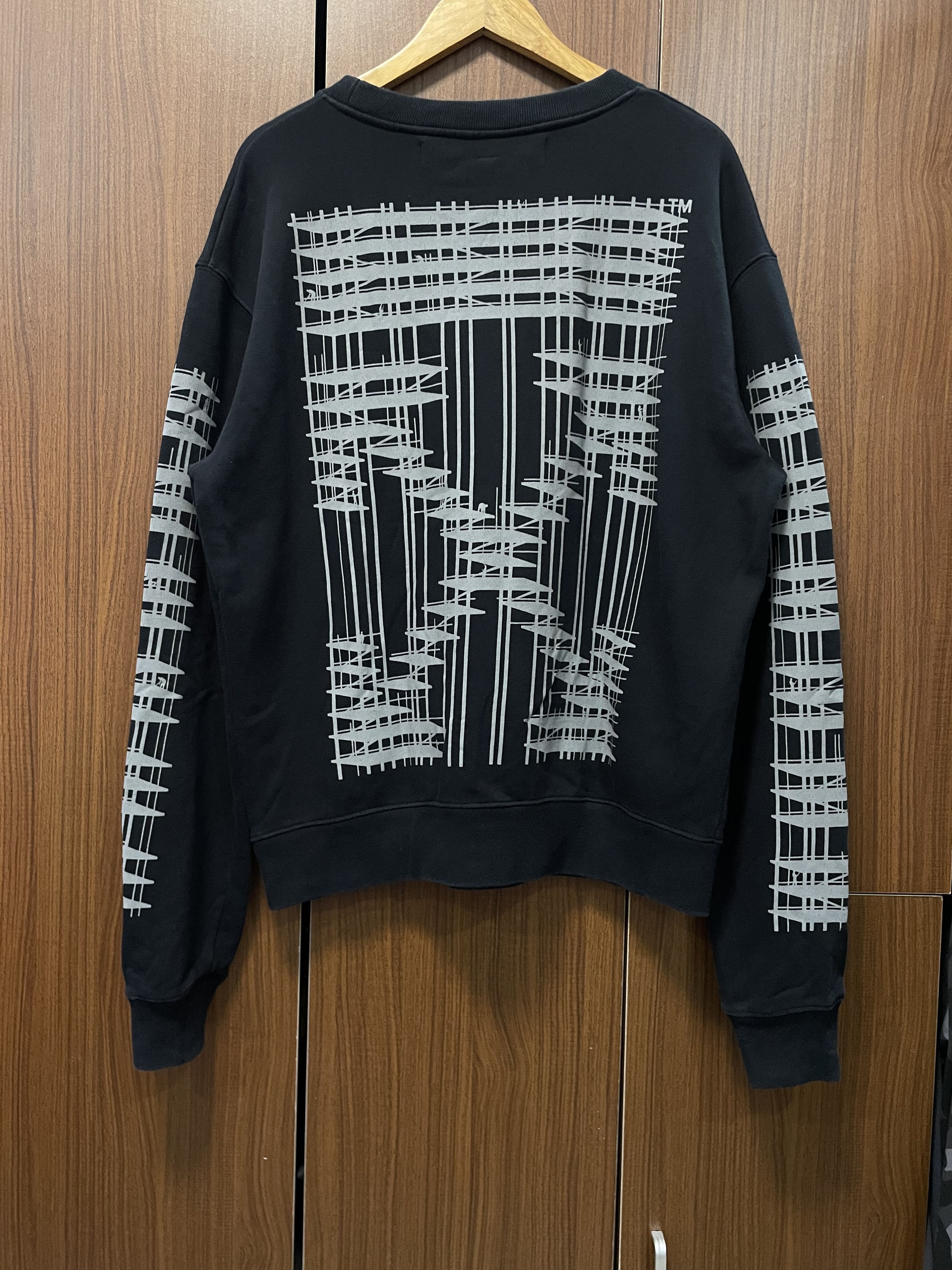 Off-White Off-White 11th Anniversary Diag Industrial Mantuman Sweater Size US L / EU 52-54 / 3 - 6 Thumbnail