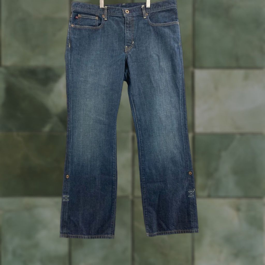 Ralph Lauren Ralph Lauren Jeans Womens 14 Blue Bootcut 100% Cotton Denim Pants Regular Rise Mid Blue Size 36" / US 14 / IT 50 - 1 Thumbnail