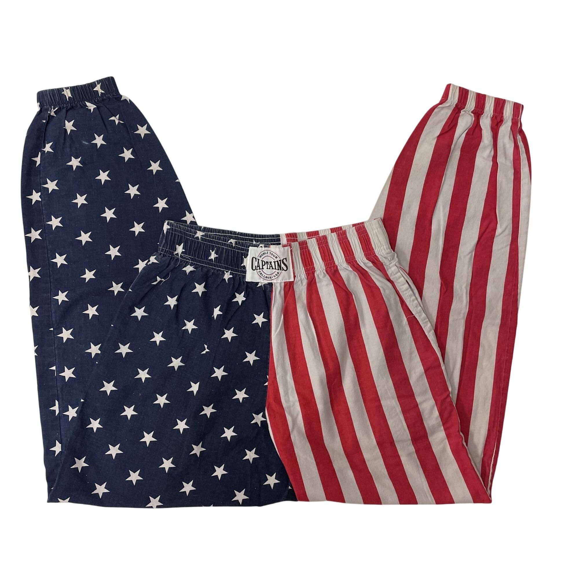 Other Vtg Captains World Tour Callbox USA American FLAG Pants Size US 28 / EU 44 - 12 Thumbnail