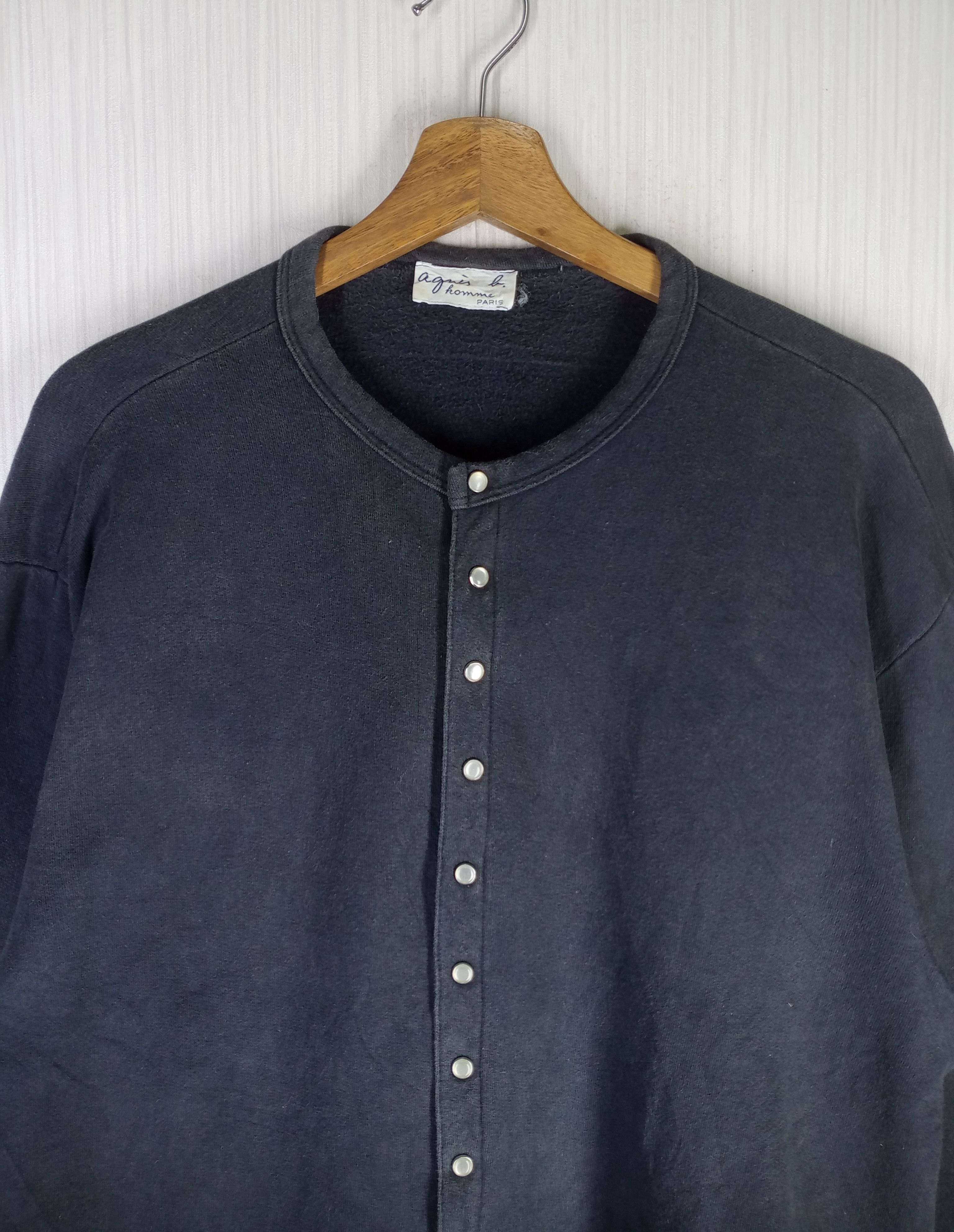 agnes b. Rare Vintage Agnes B.Paris Snap Button Sweater Size US M / EU 48-50 / 2 - 3 Thumbnail