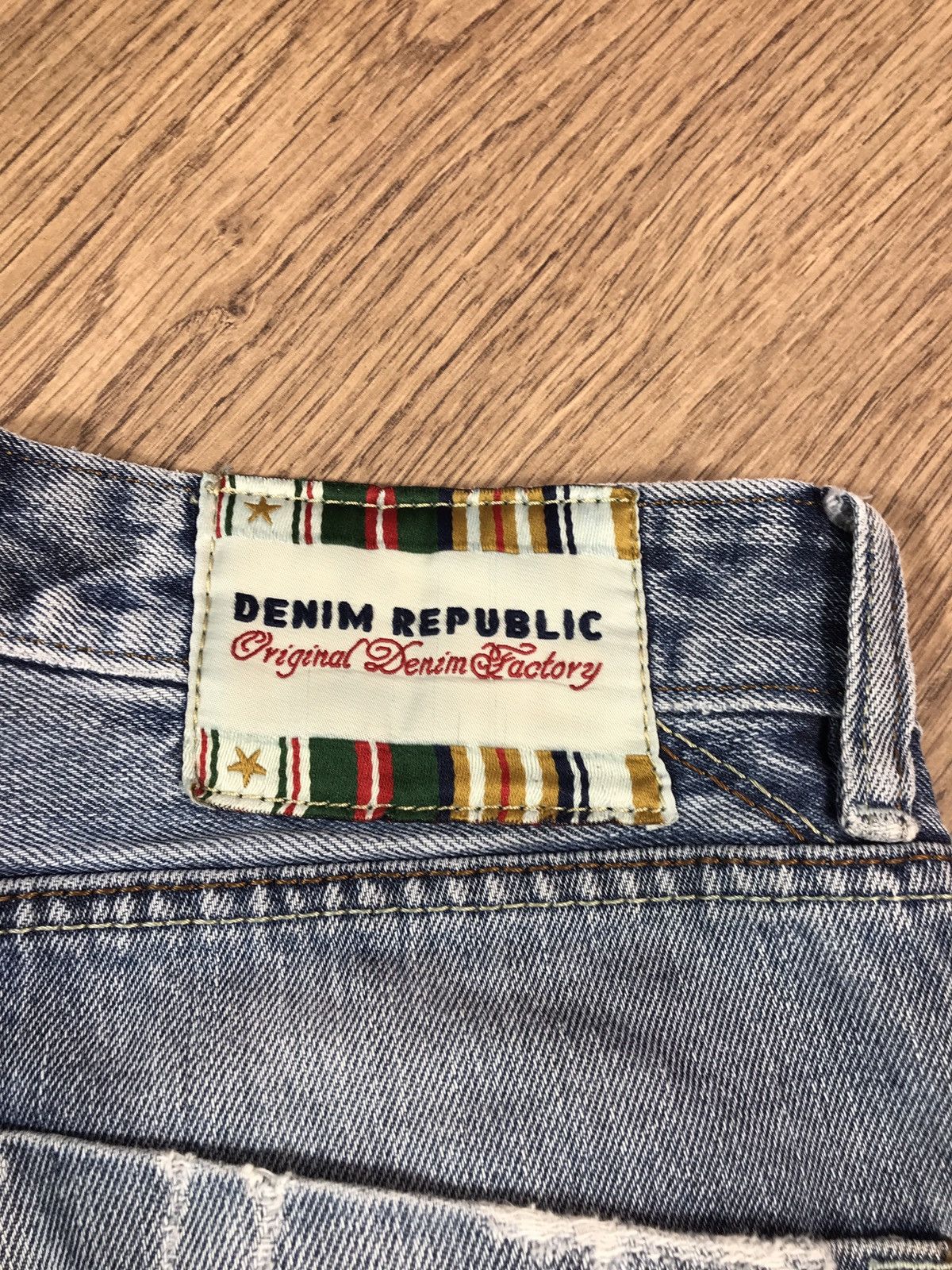 Japanese Brand × Vintage Vintage Denim Republic Jeans Size US 32 / EU 48 - 20 Thumbnail