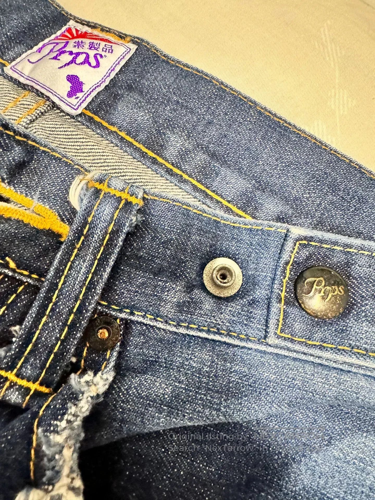 Prps PRPS Japan Washed Distressed Jeans. Size US 30 / EU 46 - 7 Thumbnail