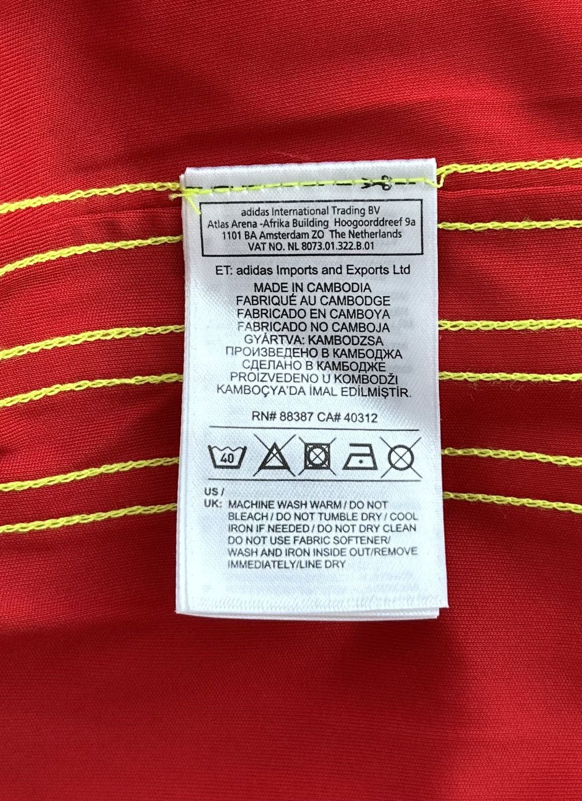 Adidas × Vintage Belgium National Team Adidas 16/17 Home Shirt Size XXXL Size US XXL / EU 58 / 5 - 7 Thumbnail