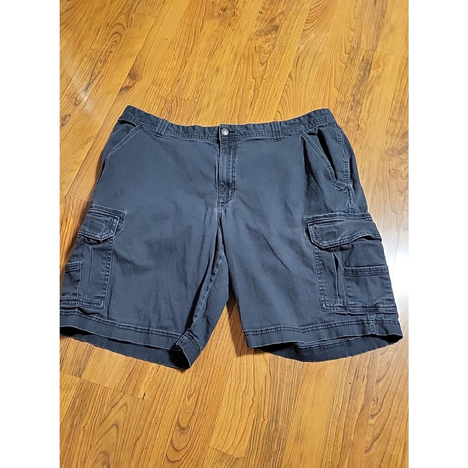 Vintage VINTAGE Redhead Brand Co. Cargo Shorts 42" Waist 20" Length Blue 6 Pocket Mens Size US 42 / EU 58 - 6 Thumbnail
