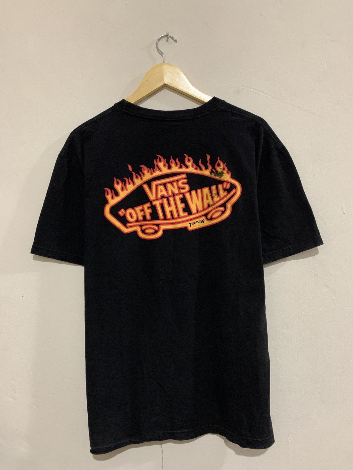 Thrasher Thrasher X Vans Skateboards Flame Shirt Trashed Tee Shirt Size US L / EU 52-54 / 3 - 1 Thumbnail