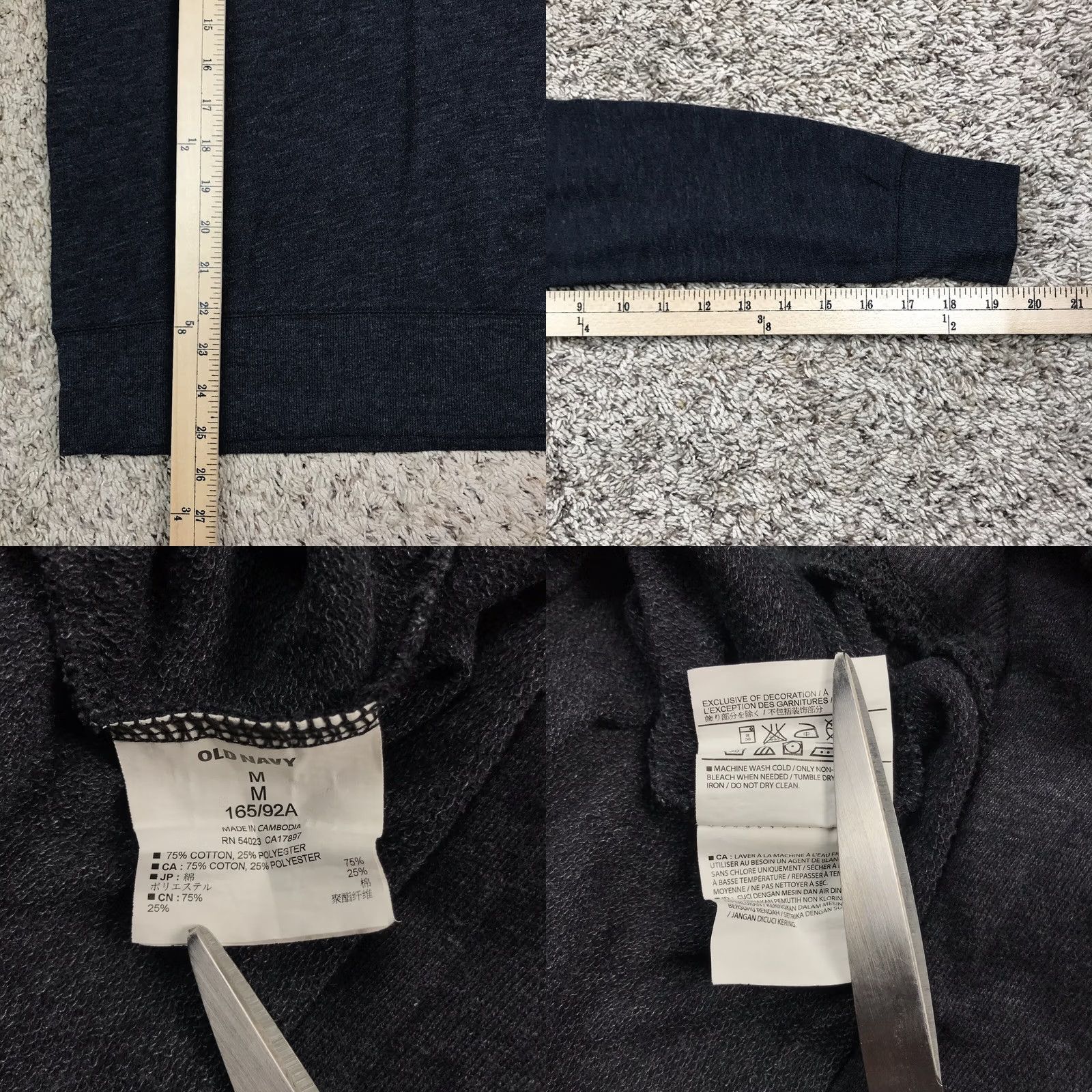 Old Navy VINTAGE?old navy? No, not vintage. Old Navy Women Hooded Sweatshirt Pullover Shirt? Size M / US 6-8 / IT 42-44 - 8 Thumbnail