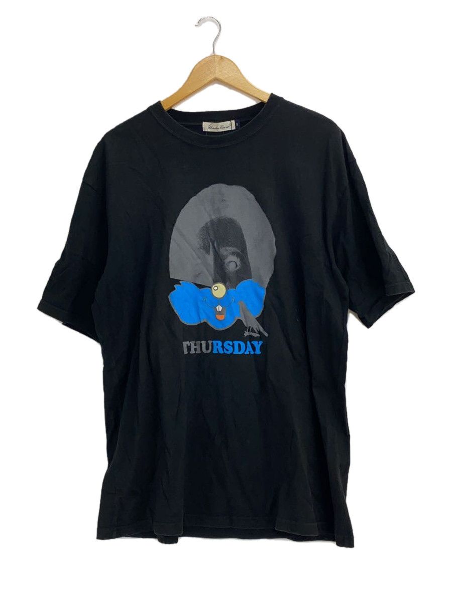 image of Undercover T-Shirts Cotton Graphic Thursday Print Short Sleeve Black, Men's (Size 2XL)