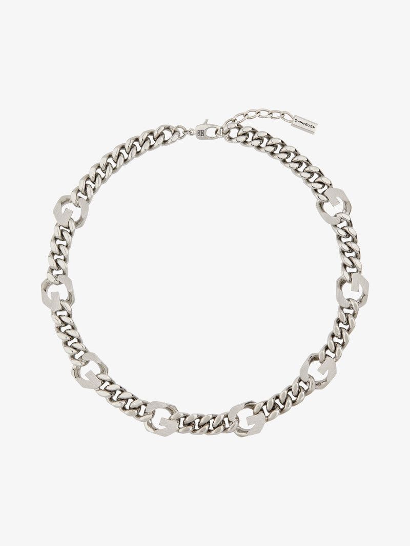 Givenchy o1n1vont0326 Size:OS/G Chain Necklace in Silver Size ONE SIZE - 1 Thumbnail