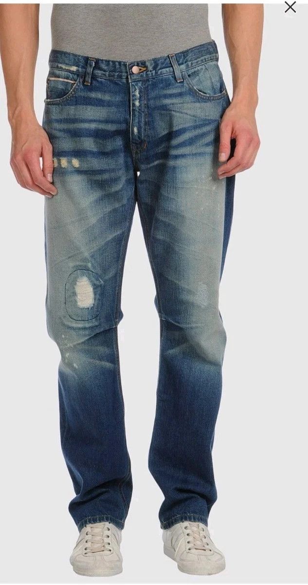 Designer SAHAJA DISTRESSED JEANS MADE IN USA Size US 32 / EU 48 - 18 Thumbnail