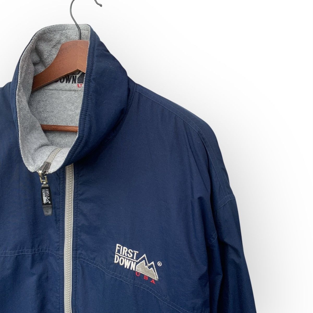 Other × Vintage Vintage First Down Usa Reversible Nylon Fleece Jacket Size US XL / EU 56 / 4 - 6 Thumbnail