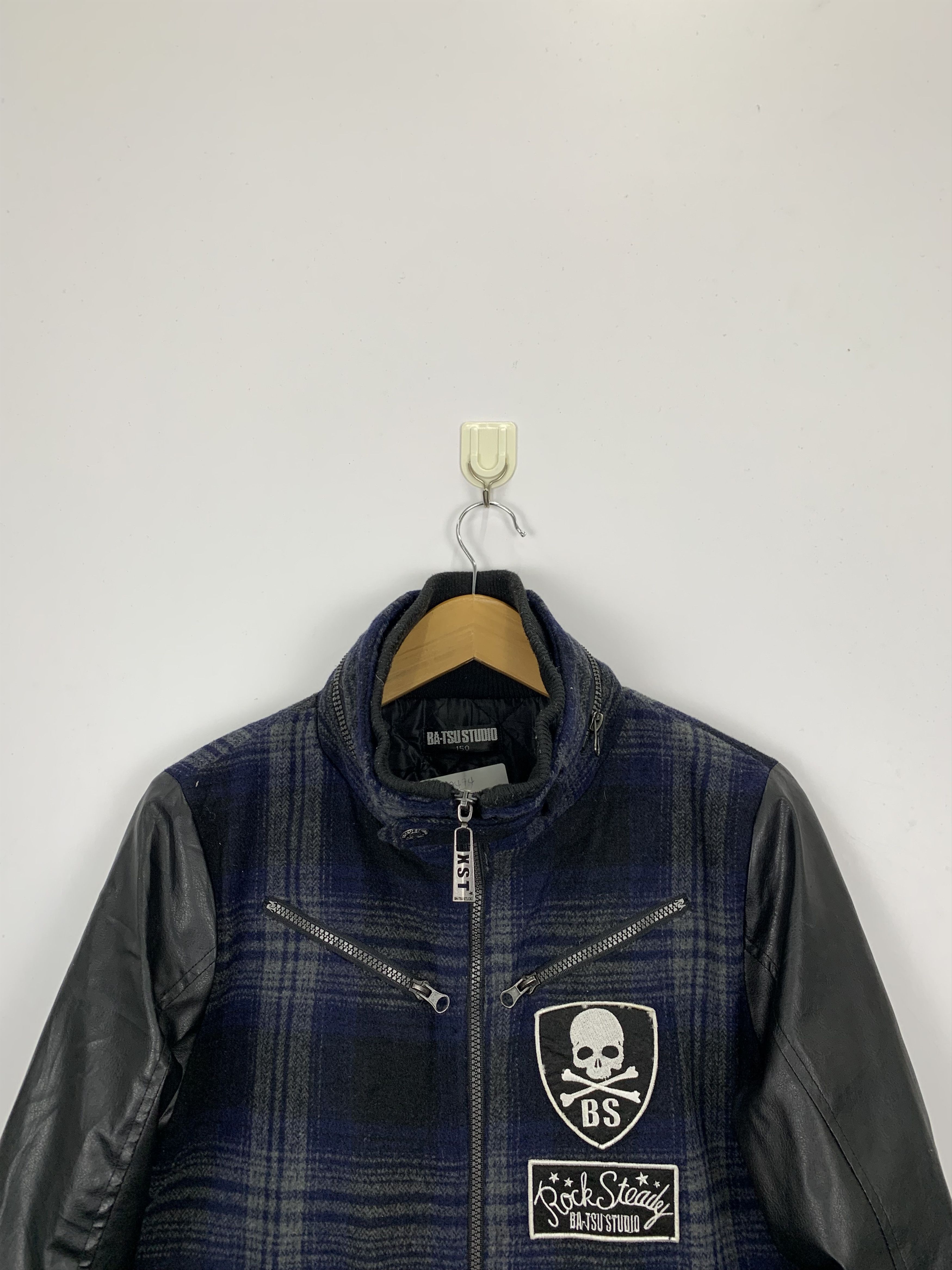 Japanese Brand Vintage Japanese Brand Wool Plaid Jacket V0474 Size US M / EU 48-50 / 2 - 2 Thumbnail