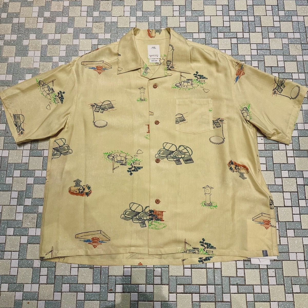 Visvim Wallis shirt garden (silk) | Grailed