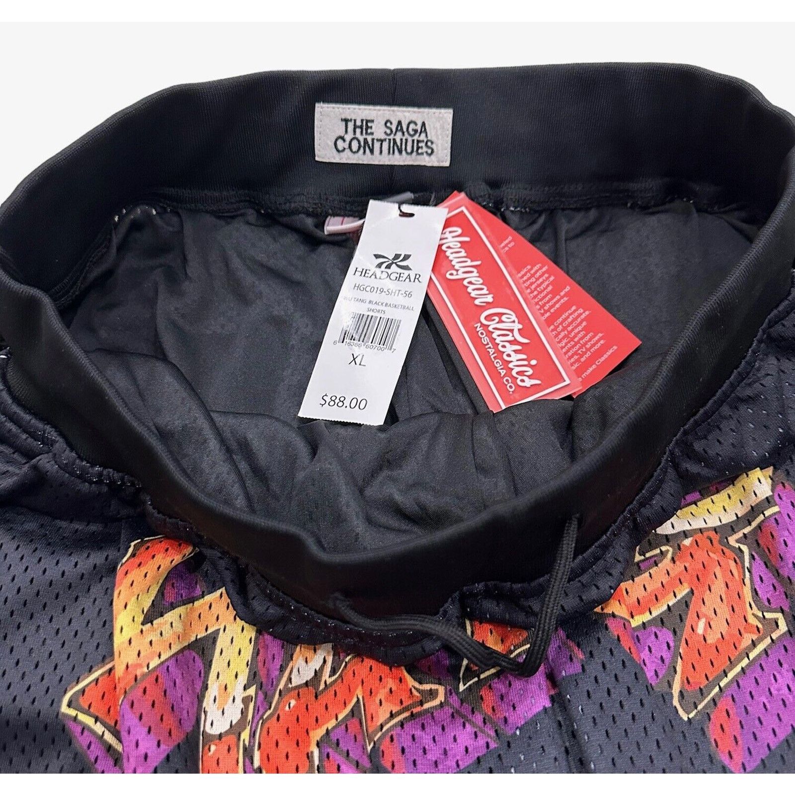 Other Wu Tang Clan Men's Headgear Classics Mesh Basketball Shorts Size US 34 / EU 50 - 4 Thumbnail