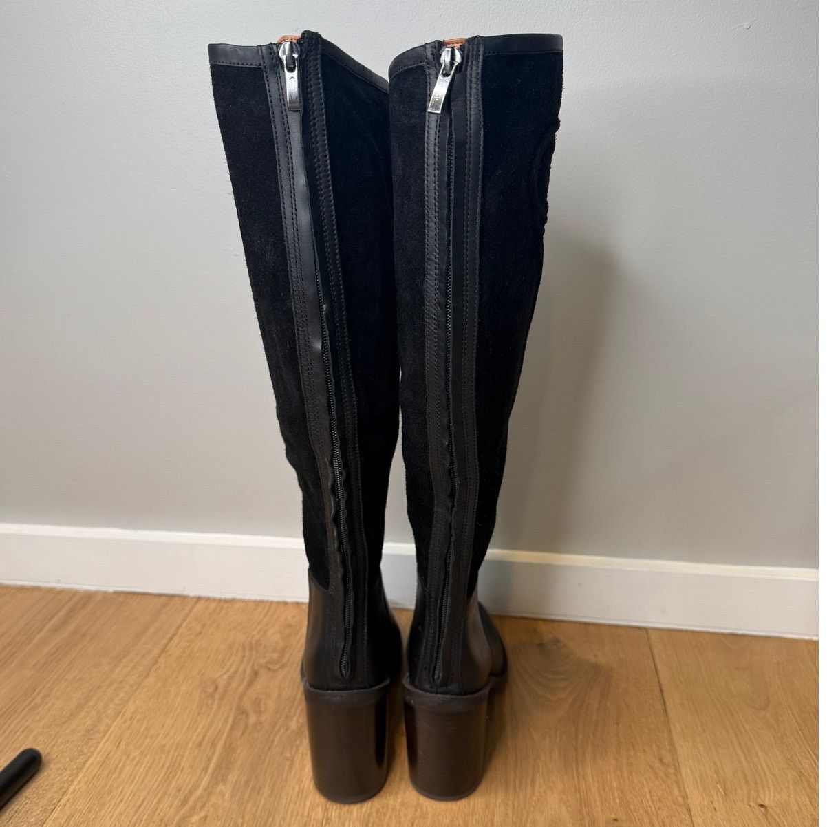 Franco Sarto NEW Franco Sarto Rivettall Suede Knee-High Riding Boots Size US 7 / IT 37 - 3 Thumbnail