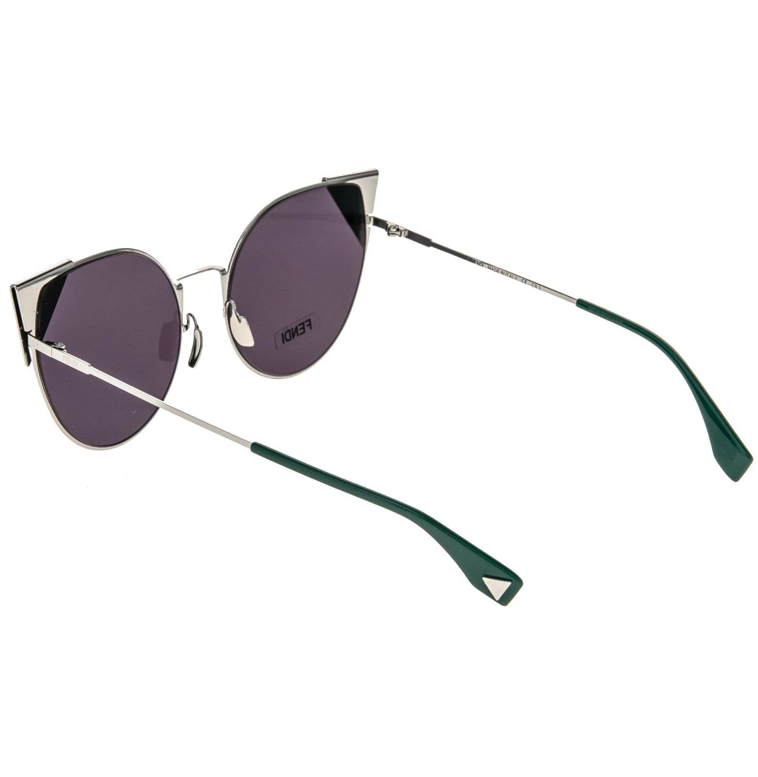 Fendi FENDI FF0190S LEI 0190 Silver Pink Geometric Triangle Cat Size ONE SIZE - 7 Thumbnail