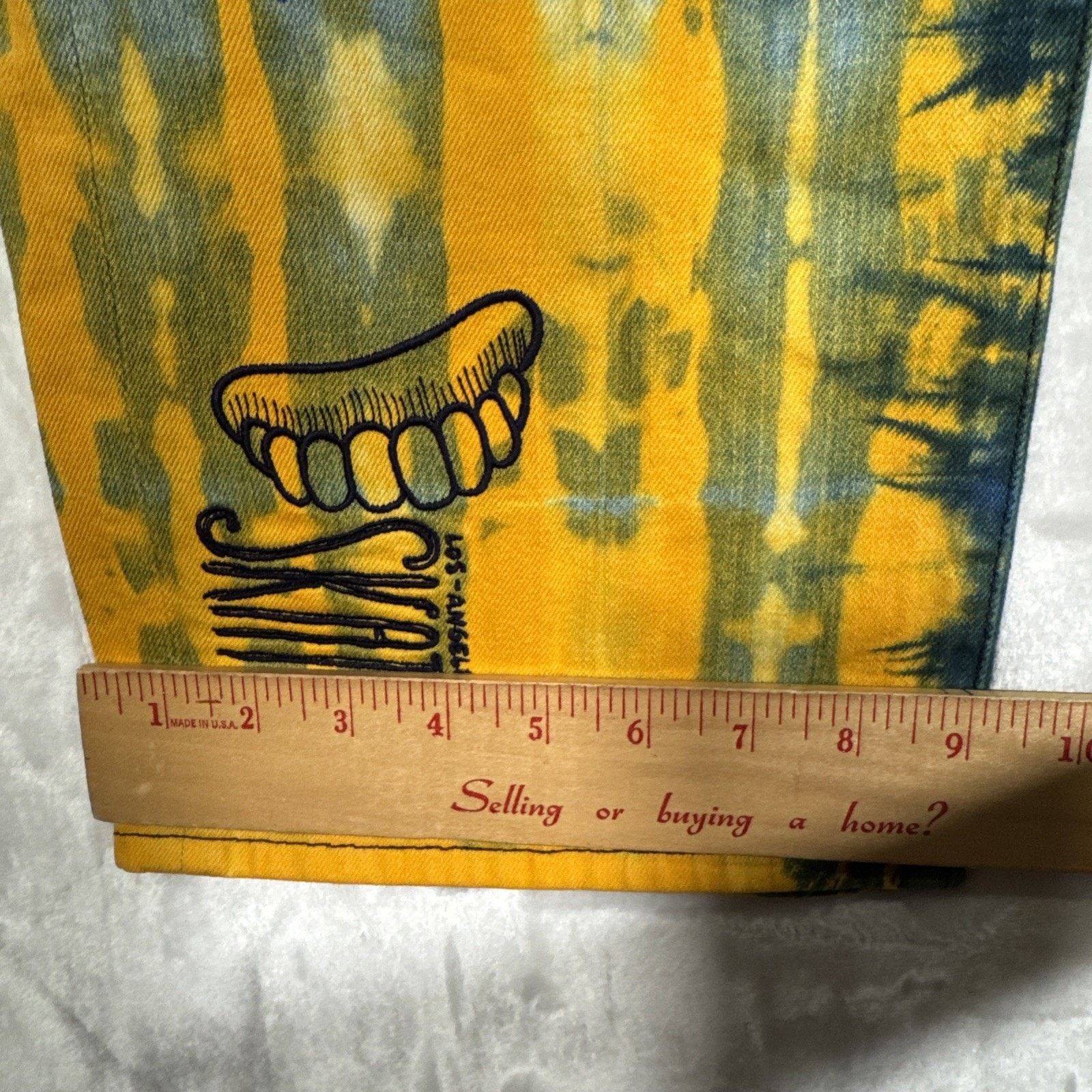 7 For All Mankind Embroidered Skater Tie Dye 7 For All Mankind Austyn Jeans Size US 30 / EU 46 - 20 Thumbnail