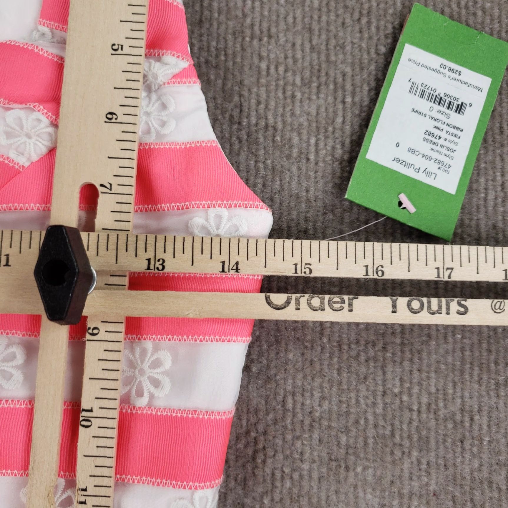Lilly Pulitzer Lilly Pulitzer Joslin Dress 0 0 Pink White Flutter Ribbon Floral Striped Size Dress Joslin Lilly Pulitzer 0 Pink White Flutter Ribbon Floral Striped Size XS / US 0-2 / IT 36-38 - 3 Thumbnail
