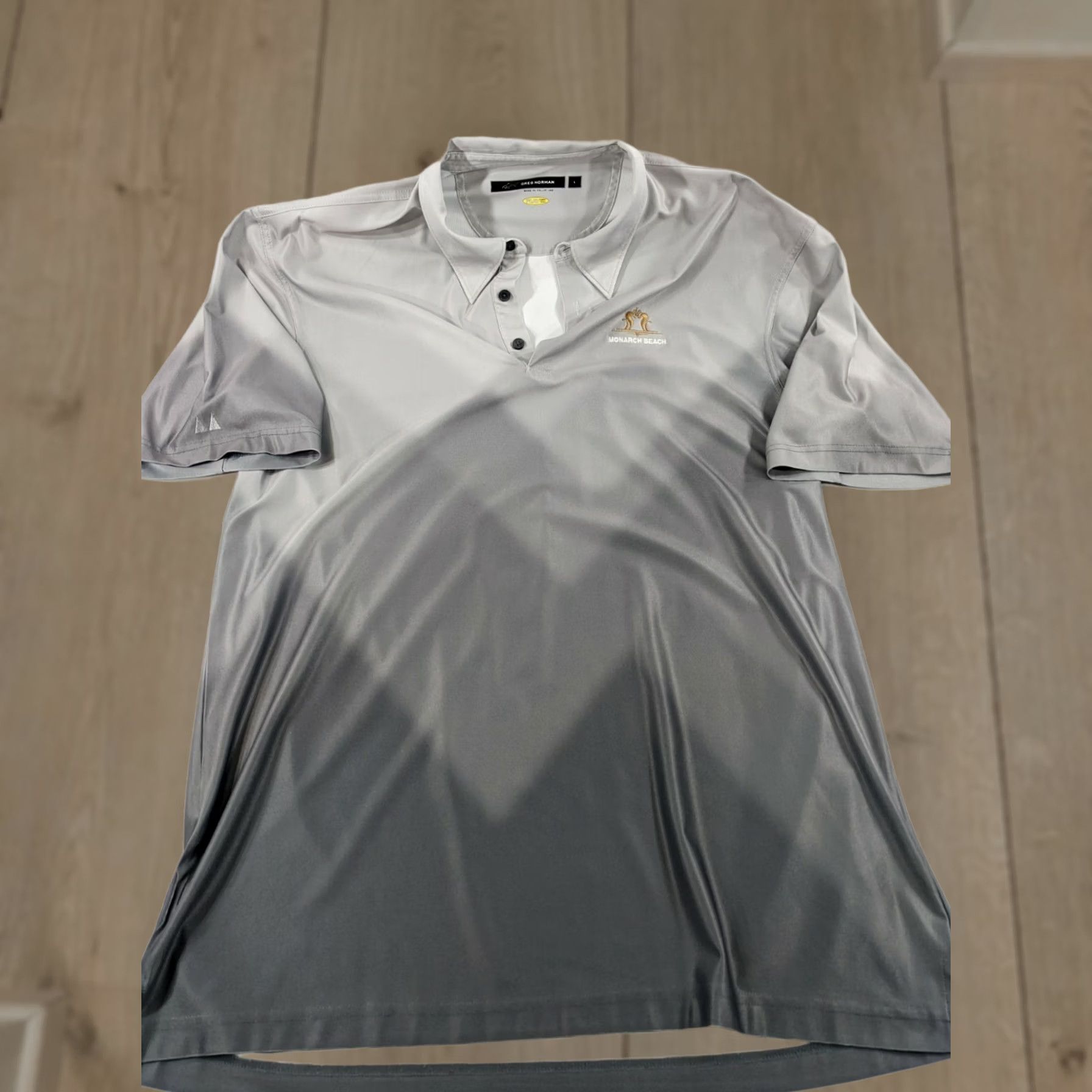 Vintage Greg Norman Crown Club Monarch Beach Polo Shirt Mens L Gray Houndstooth Short Sleeve Classic Logo Golf Casual Vintage No Size US L / EU 52-54 / 3 - 1 Thumbnail