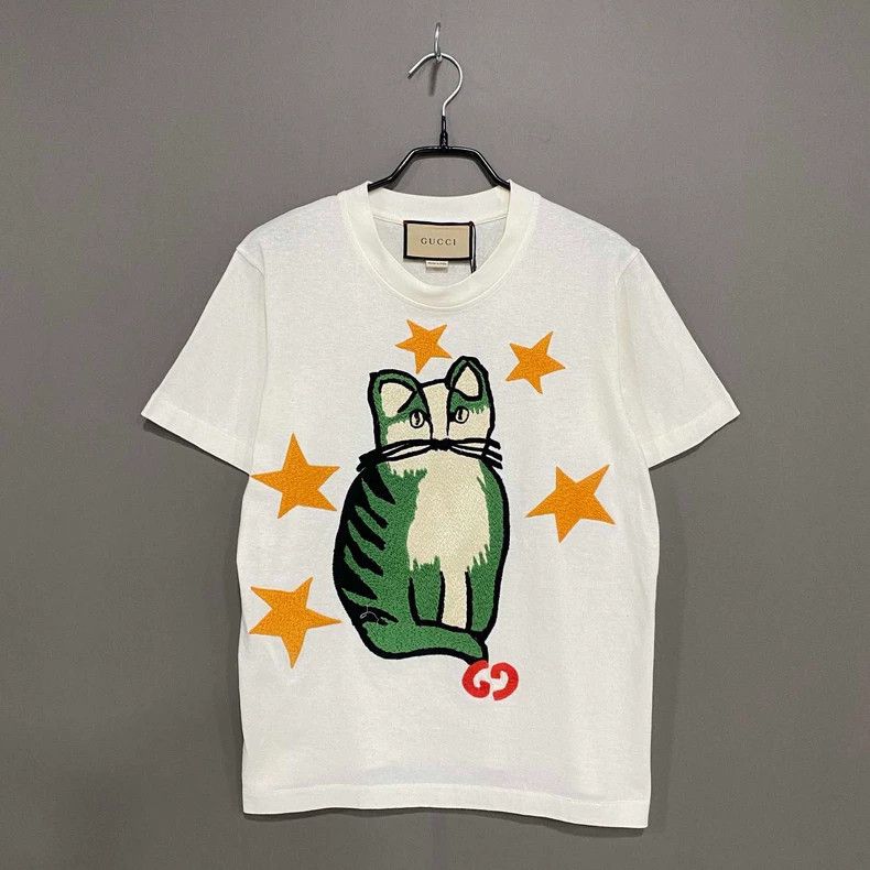 Gucci GucciKitten embroidered short sleeves 2503-Nextarrow Size US XXS / EU 40 - 1 Thumbnail