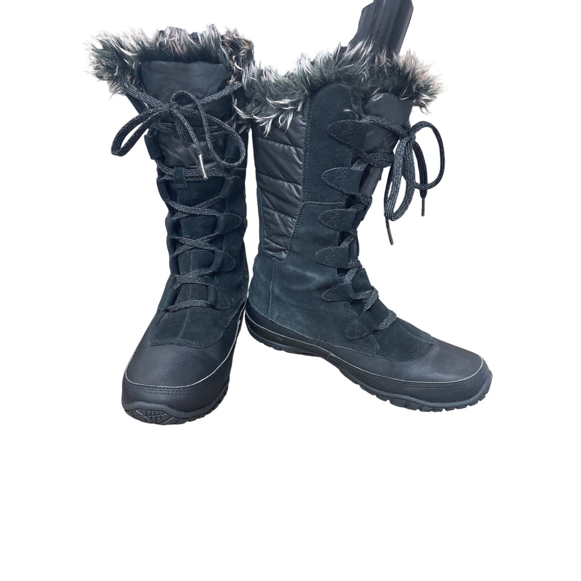 The North Face NorthFace Primaloft Womans Black Insulated fur lined winter Size US 9 / IT 39 - 1 Thumbnail