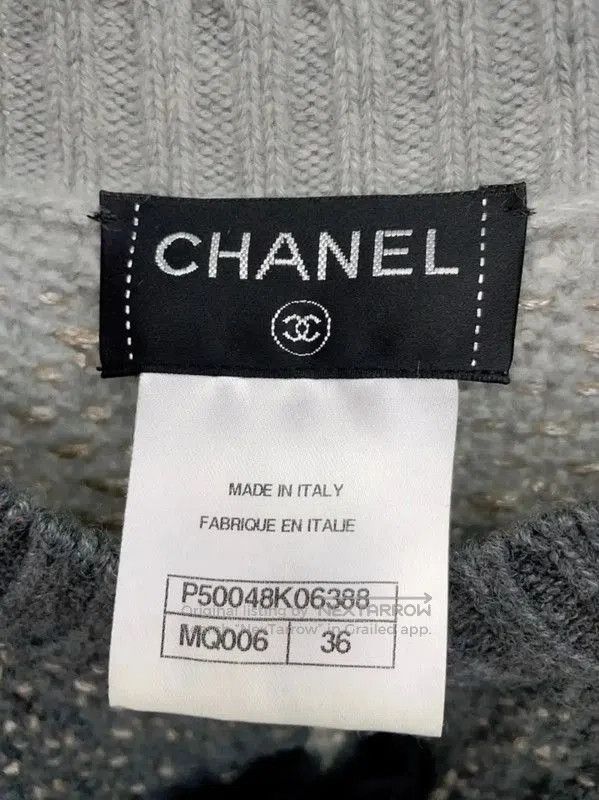 Chanel Chanel Color Block Cashmere Blend Cardigan . Size S / US 4 / IT 40 - 8 Thumbnail
