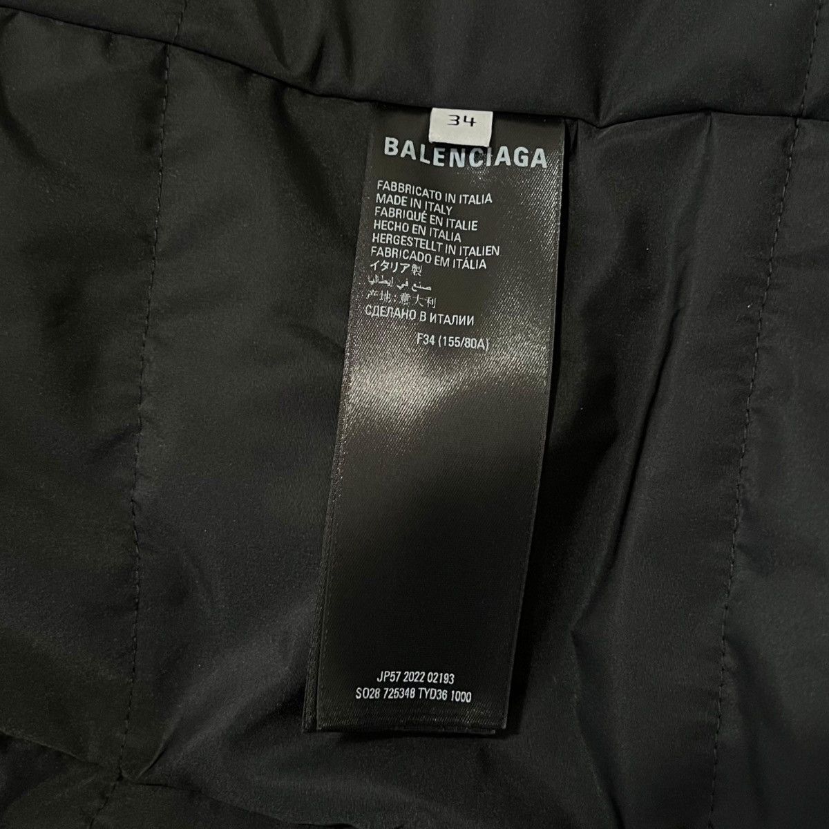 Balenciaga BALENCIAGA 23AW Incongnito Puffer Down Jacket with Scarf Size M / US 6-8 / IT 42-44 - 6 Thumbnail