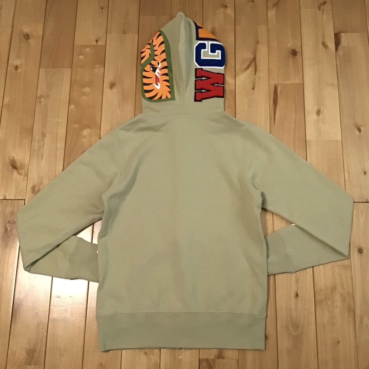 Bape BAPE WGM Shark full zip hoodie beige a bathing ape Size US S / EU 44-46 / 1 - 2 Thumbnail